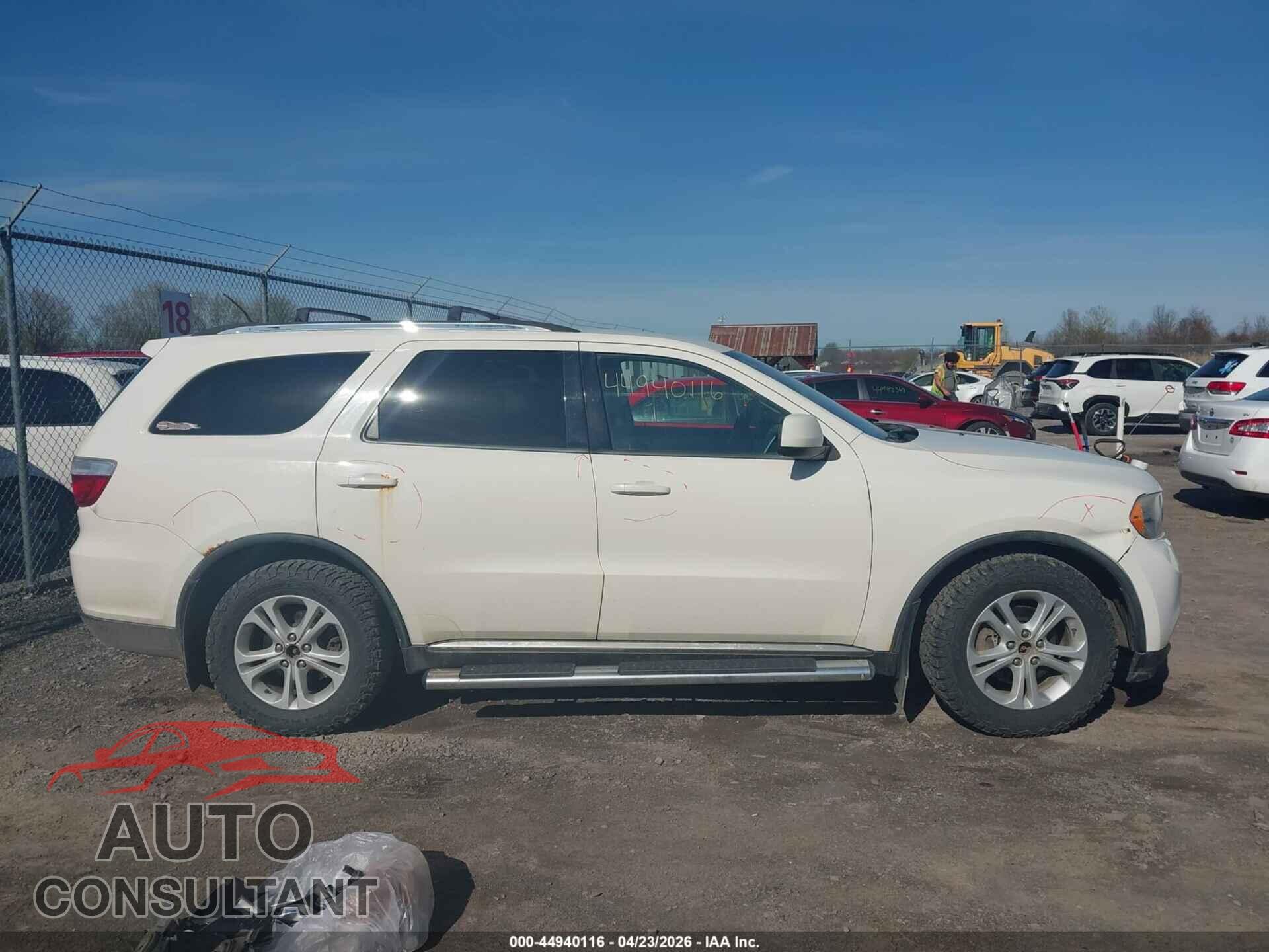 DODGE DURANGO 2012 - 1C4RDJAG5CC122269