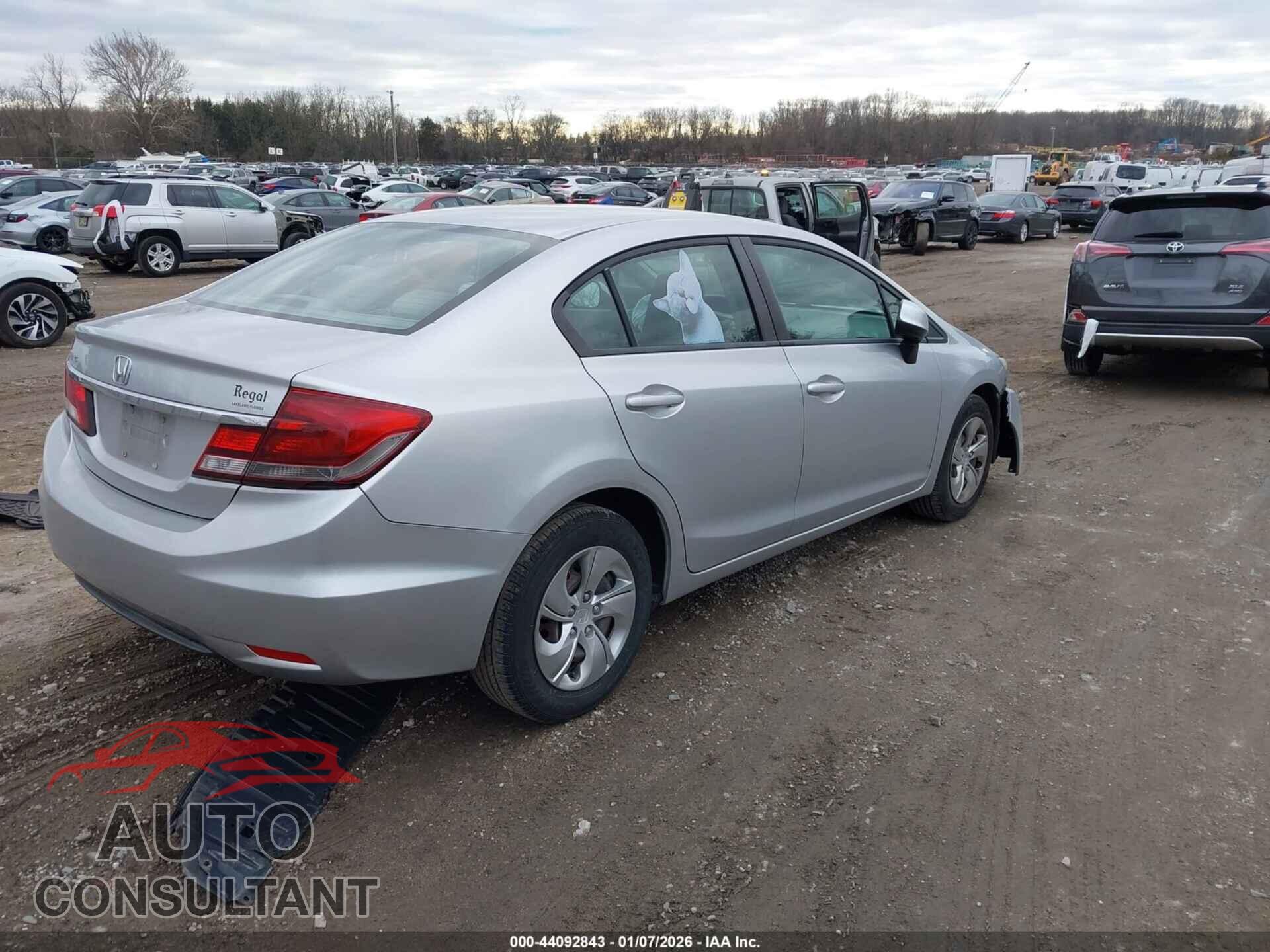 HONDA CIVIC 2013 - 19XFB2F5XDE030414