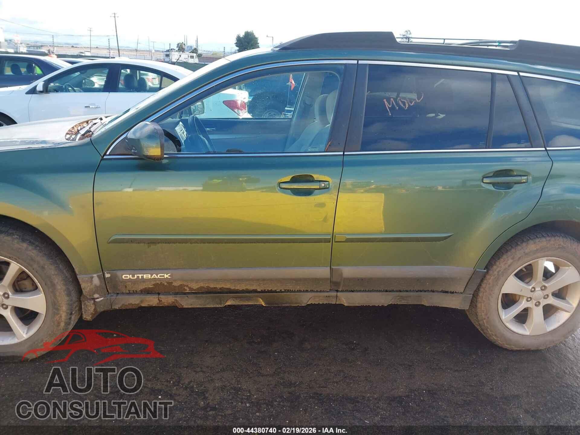 SUBARU OUTBACK 2014 - 4S4BRBDC0E3261984