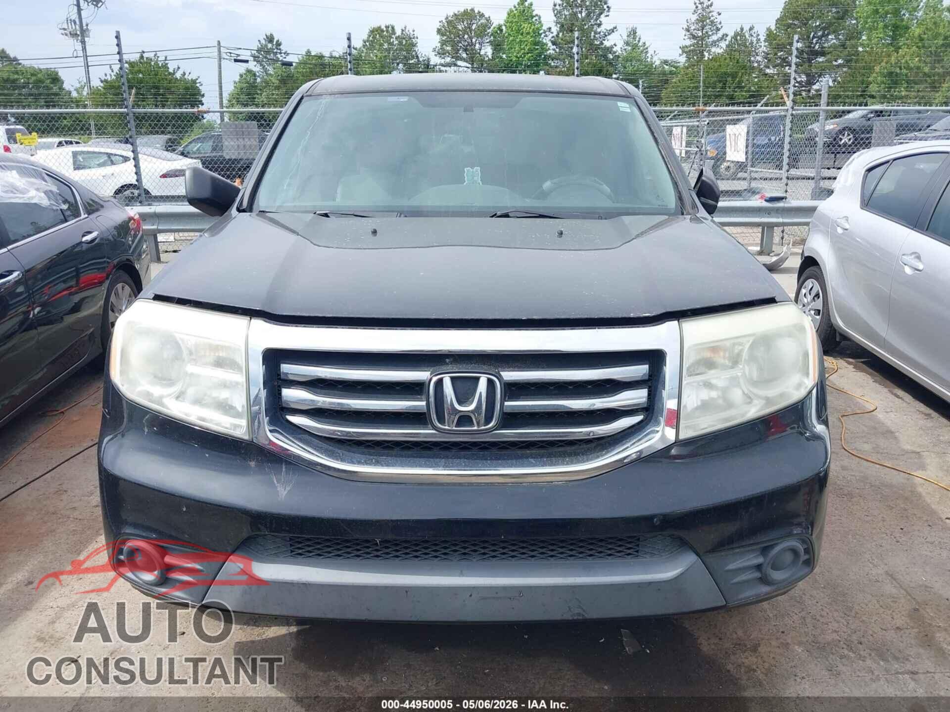 HONDA PILOT 2013 - 5FNYF3H23DB036846