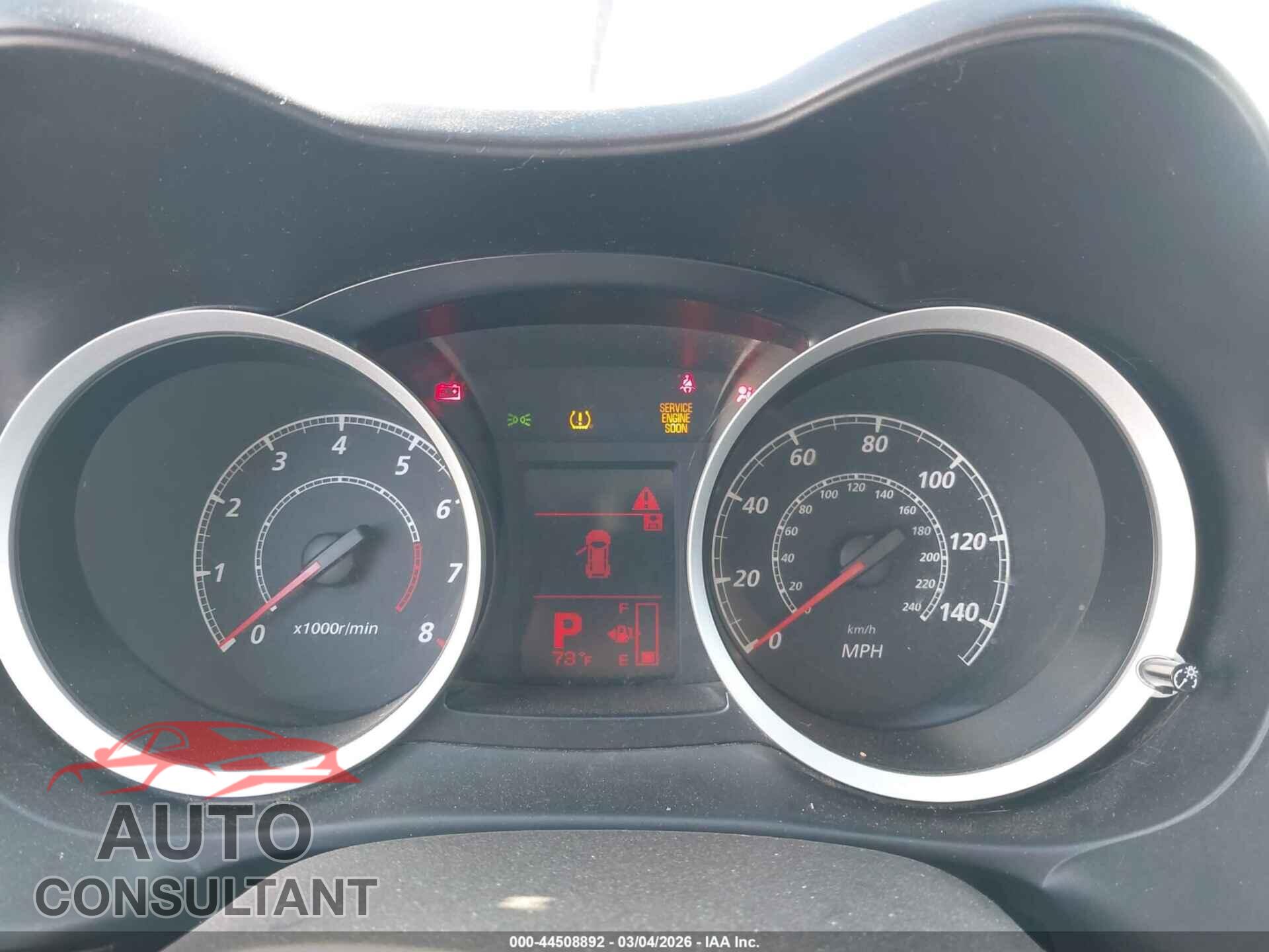 MITSUBISHI LANCER 2012 - JA32U2FU7CU019739