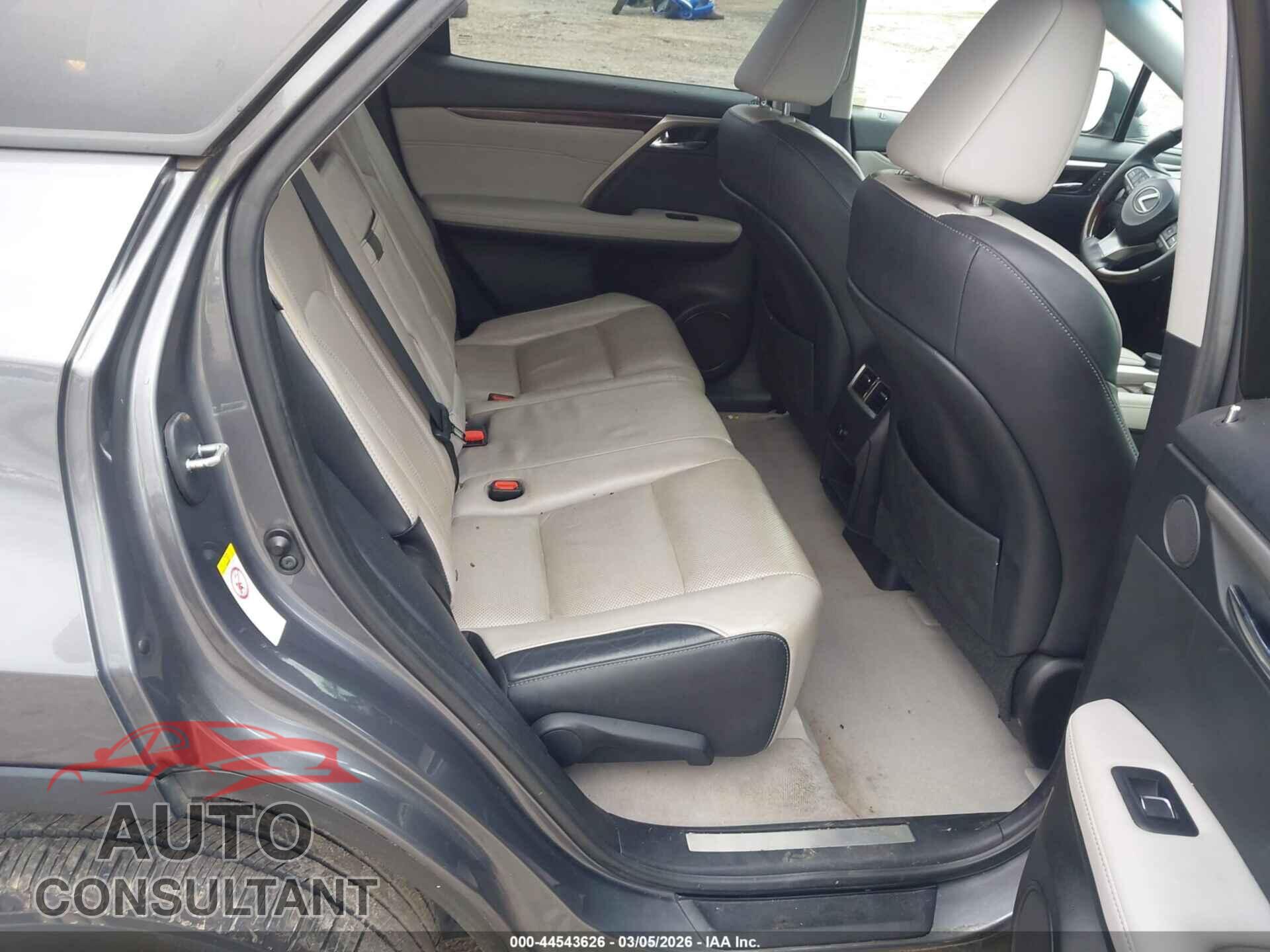 LEXUS RX 350 2017 - 2T2ZZMCA1HC067633