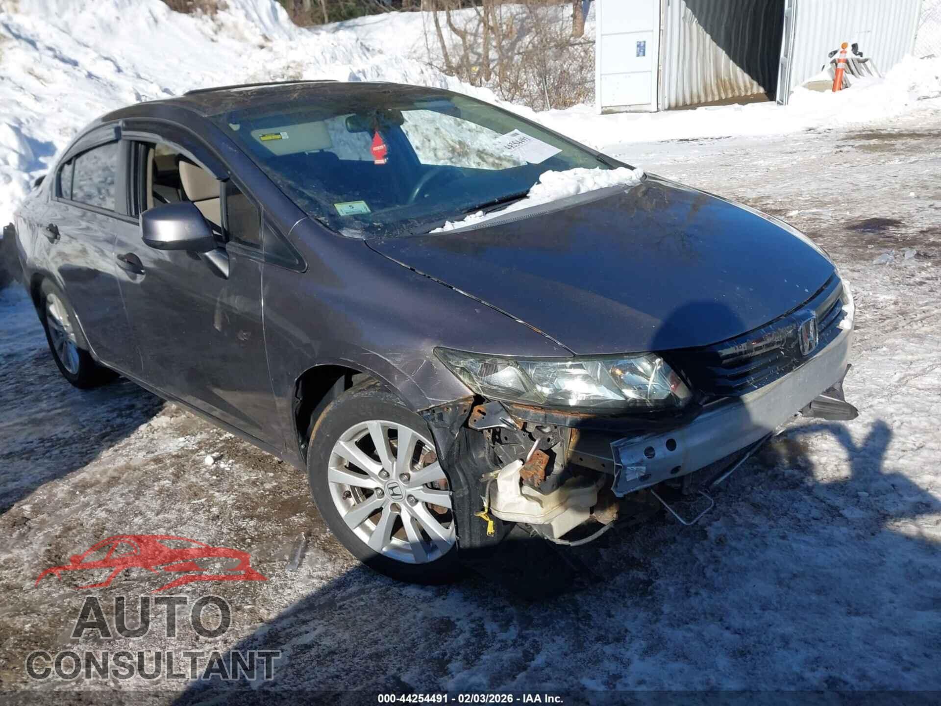 HONDA CIVIC 2012 - 19XFB2F80CE383706