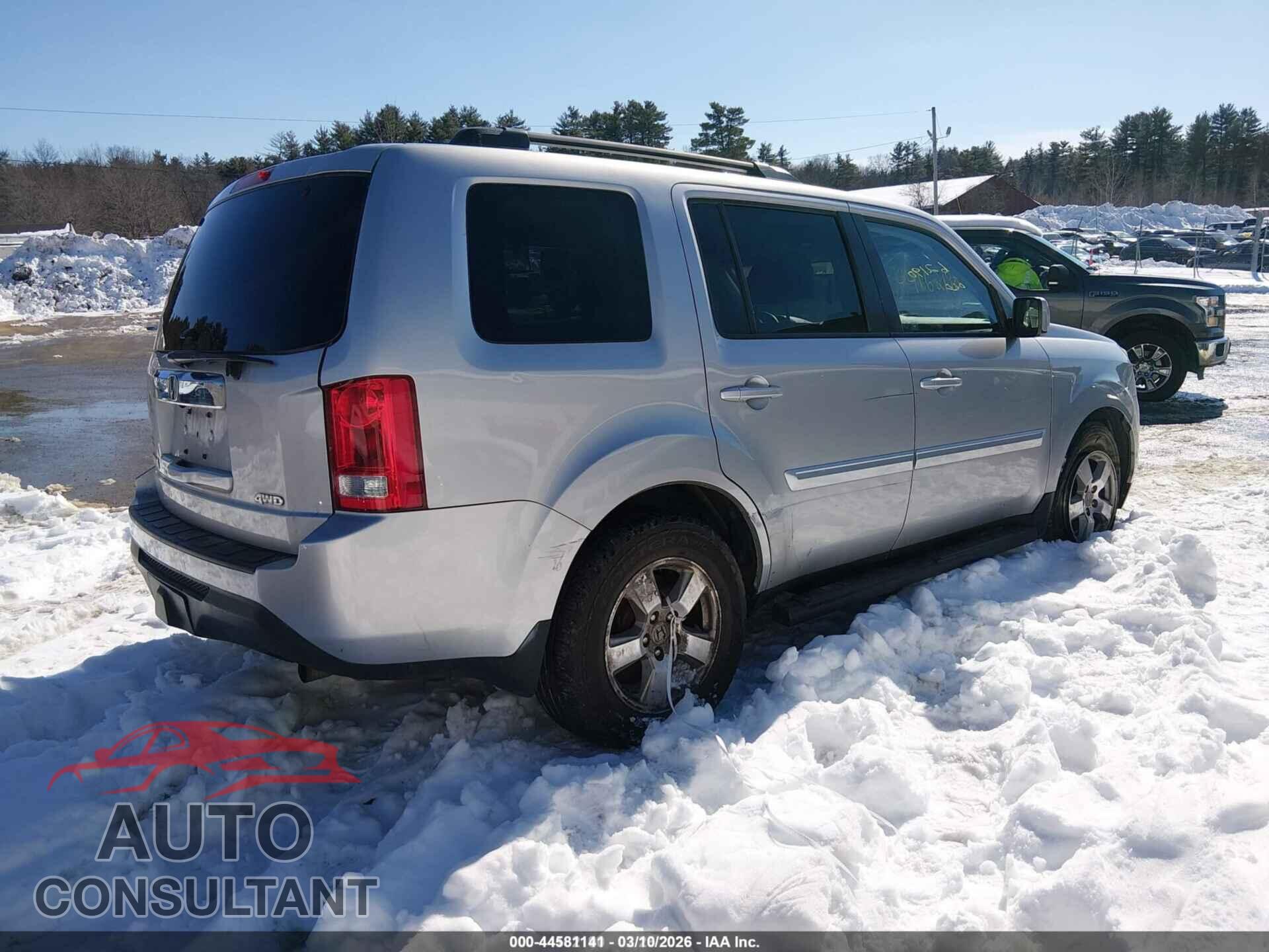 HONDA PILOT 2012 - 5FNYF4H61CB085468