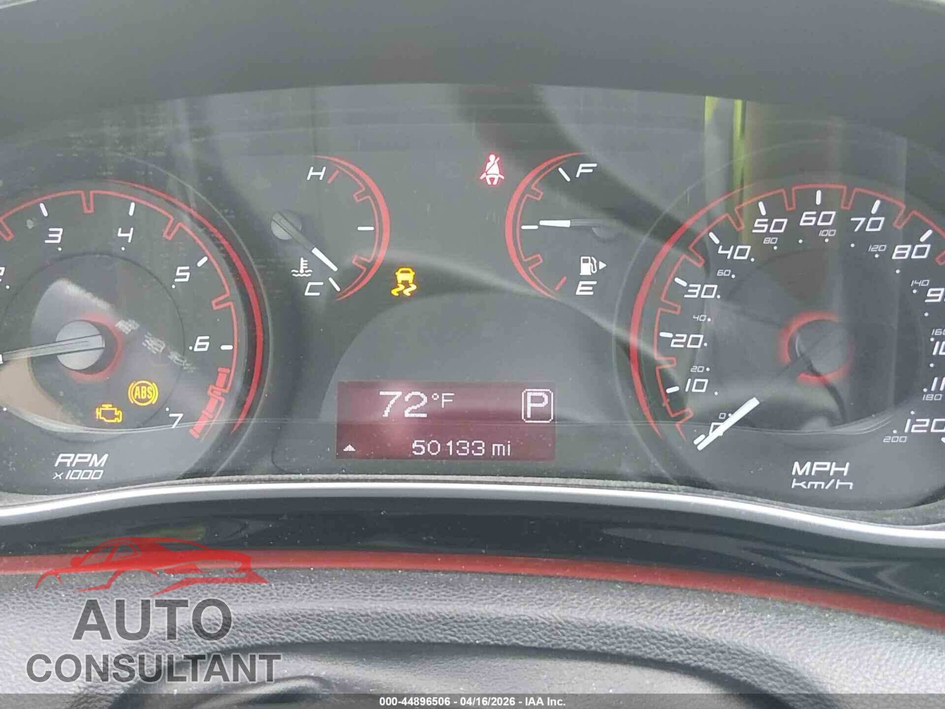 DODGE DART 2016 - 1C3CDFAA1GD728445