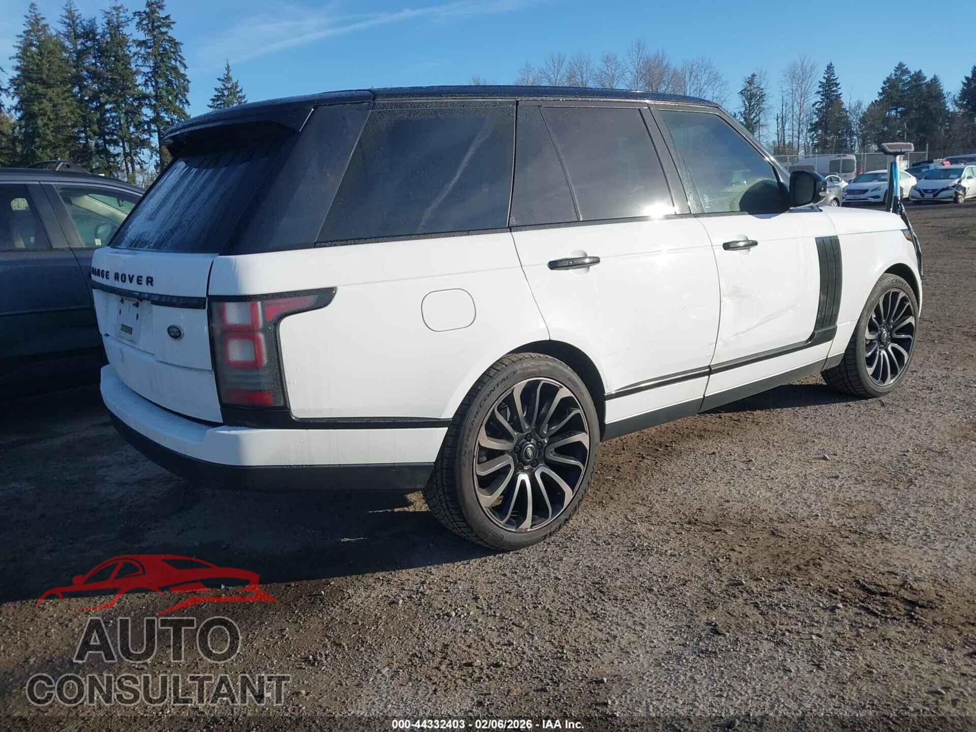 LAND ROVER RANGE ROVER 2015 - SALGS2TFXFA213537