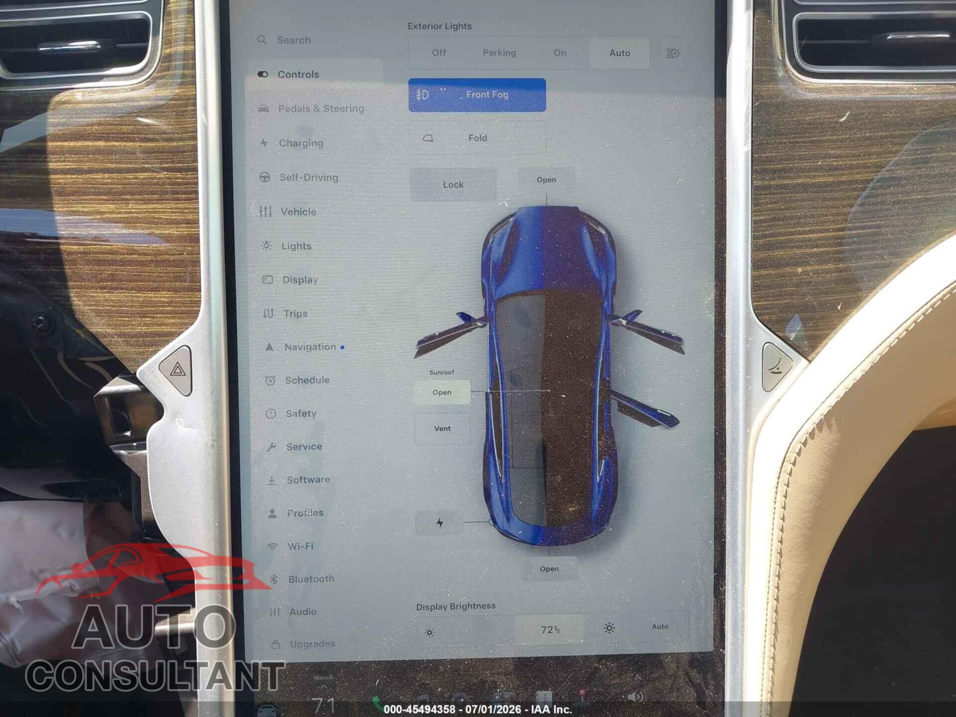 TESLA MODEL S 2015 - 5YJSA1S26FF090839