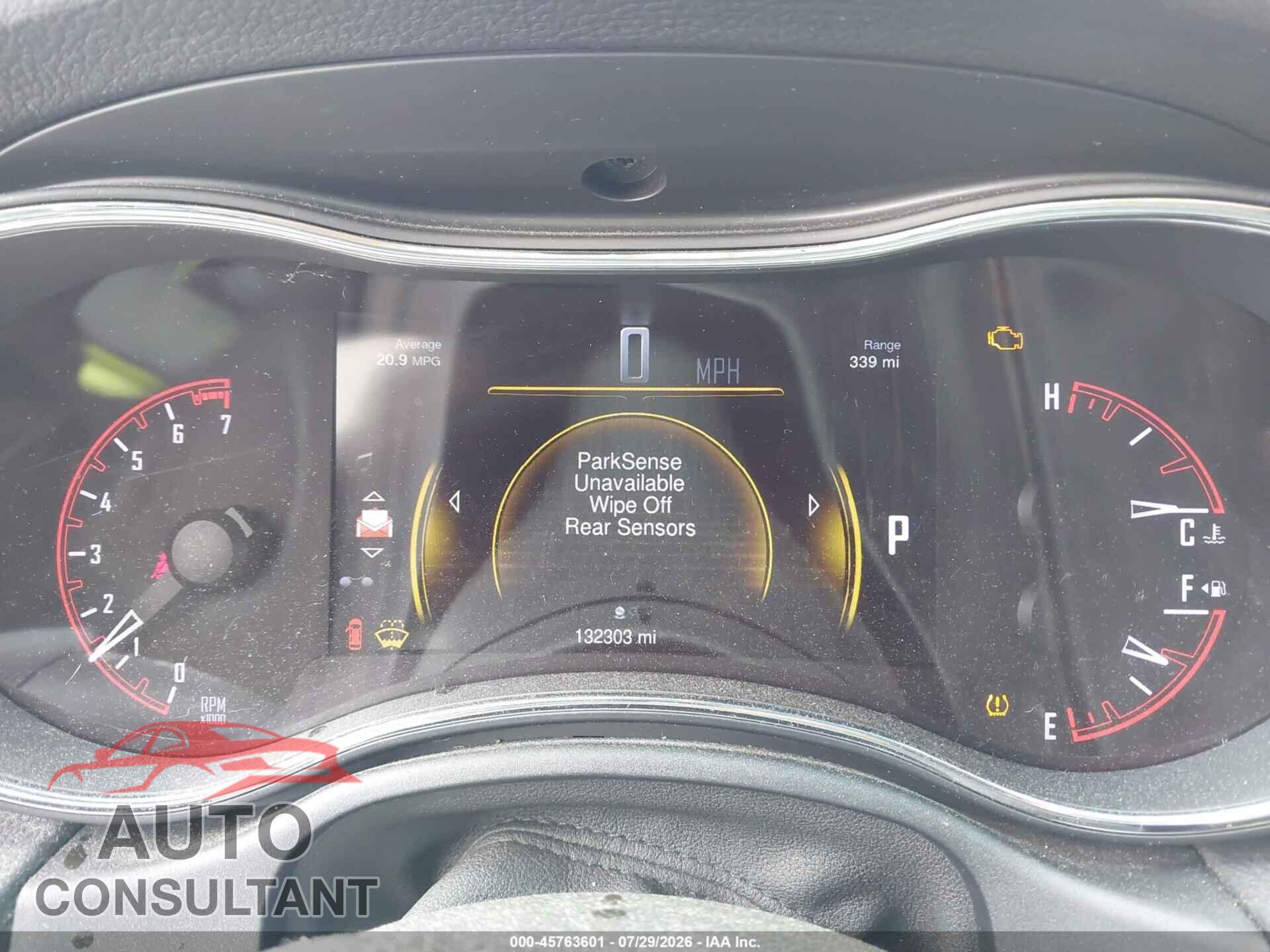 DODGE DURANGO 2015 - 1C4RDJAG9FC703049