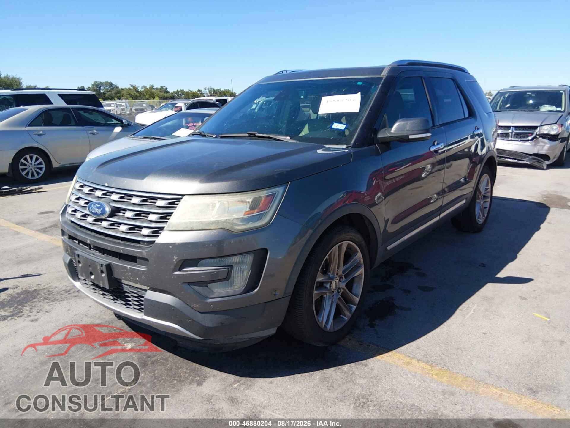 FORD EXPLORER 2016 - 1FM5K7F80GGD26643