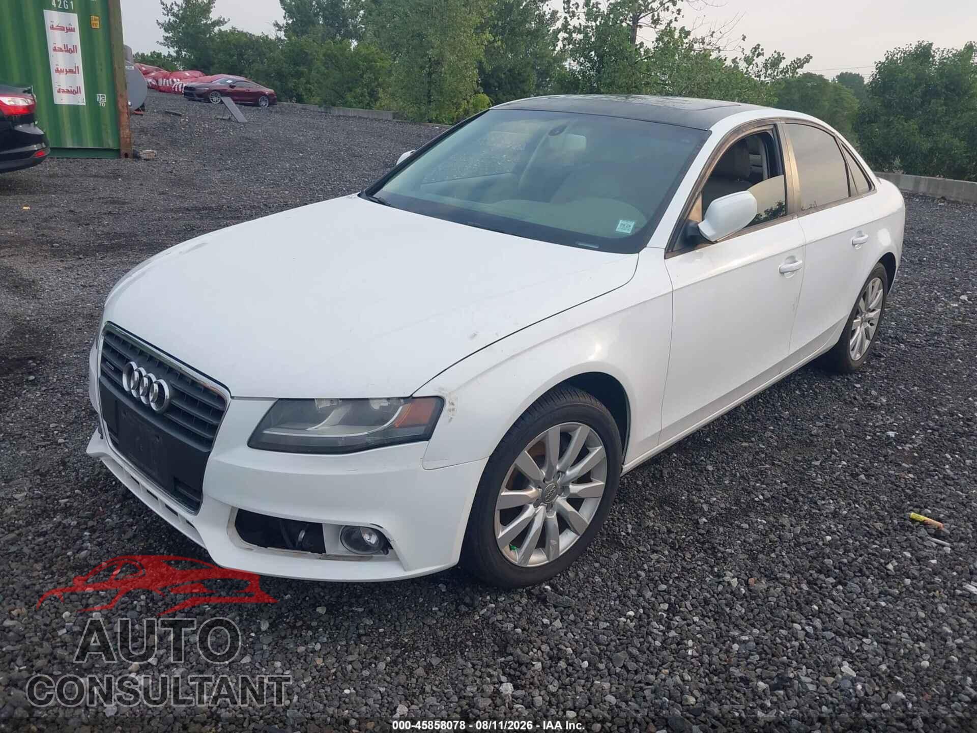 AUDI A4 2012 - WAUBFAFL6CN011443
