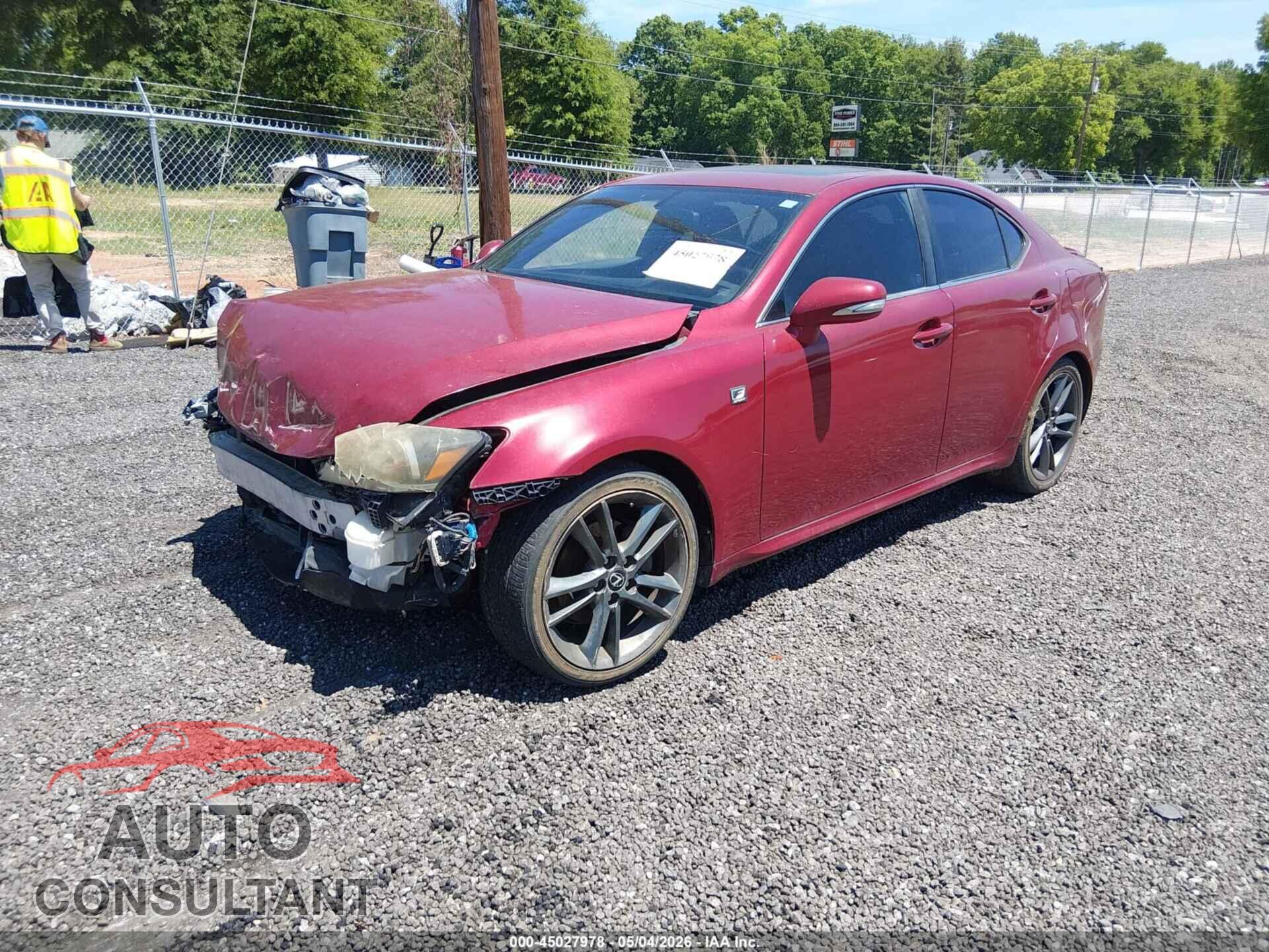 LEXUS IS 250 2012 - JTHBF5C20C2102276