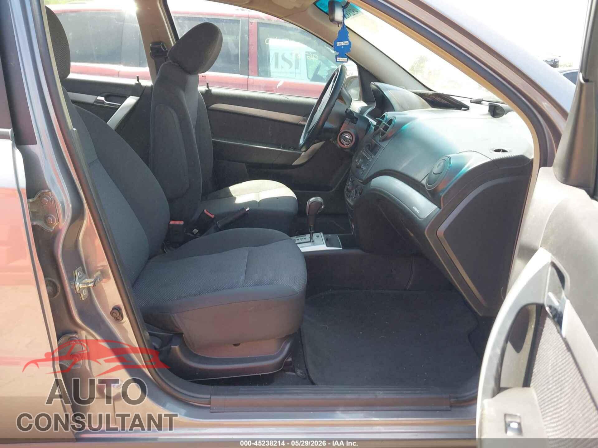 CHEVROLET AVEO 2011 - KL1TD5DE0BB219267