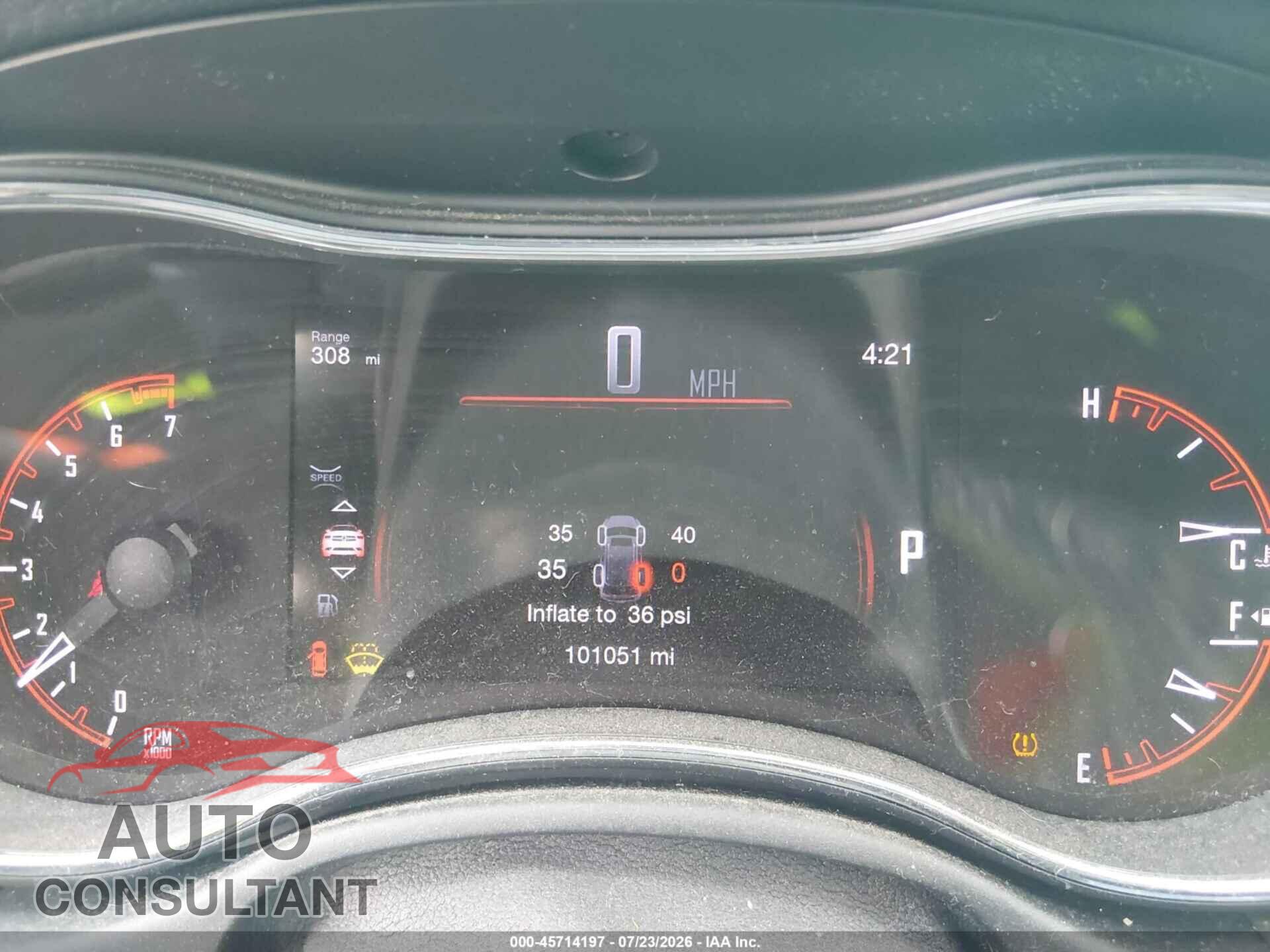 DODGE DURANGO 2017 - 1C4RDJEG8HC697421