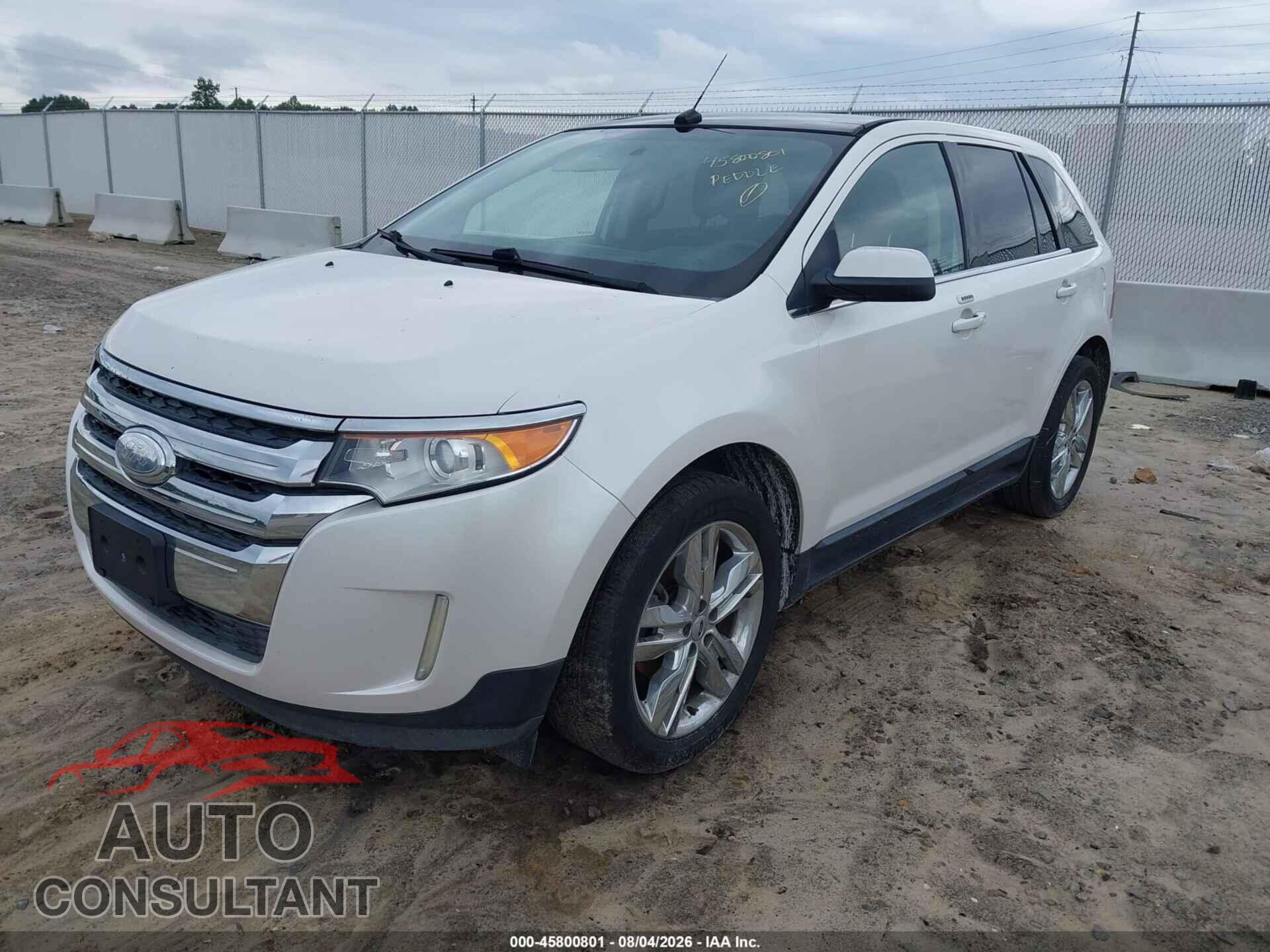 FORD EDGE 2012 - 2FMDK3K91CBA58660