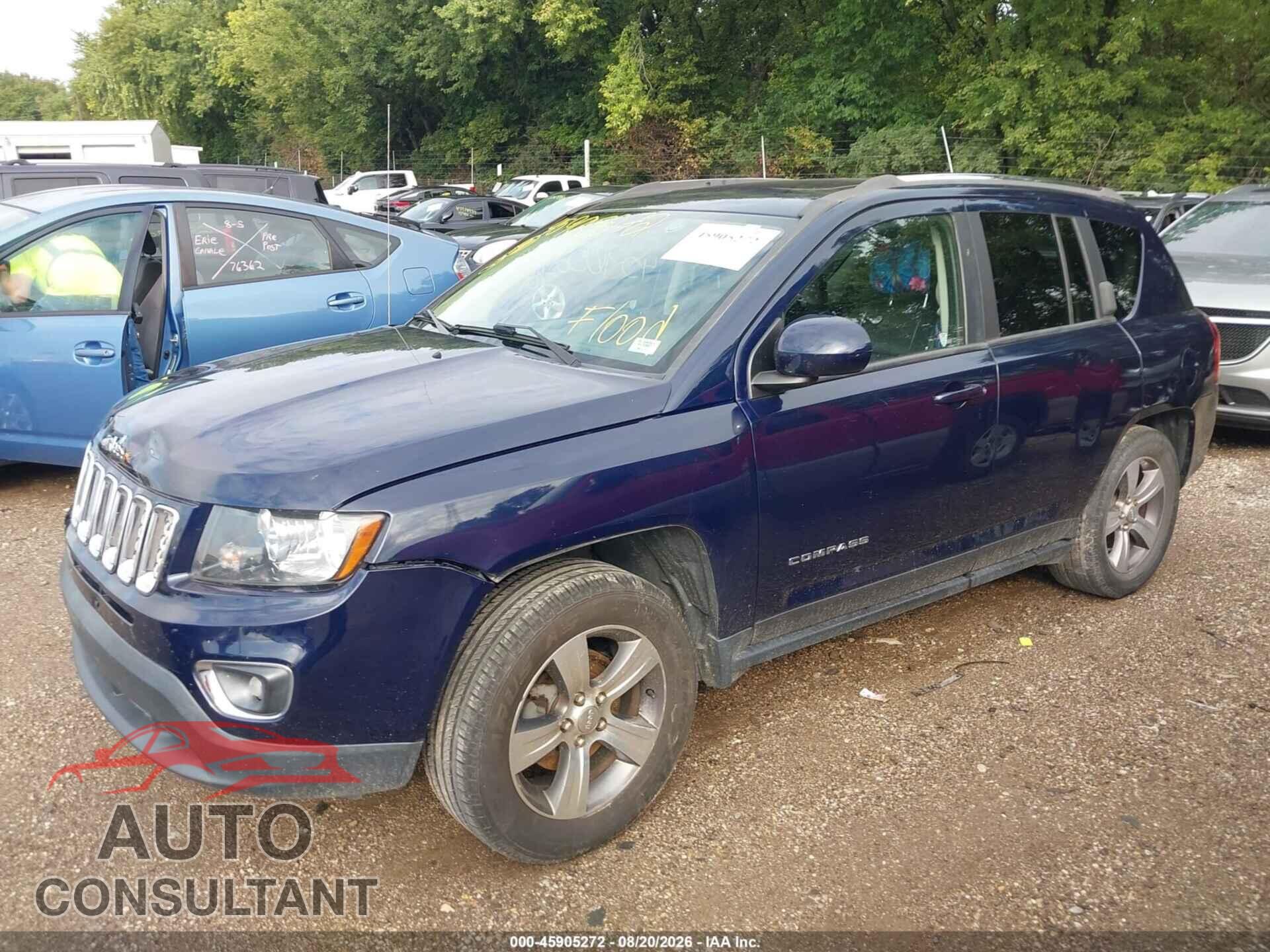JEEP COMPASS 2017 - 1C4NJDEB4HD167986