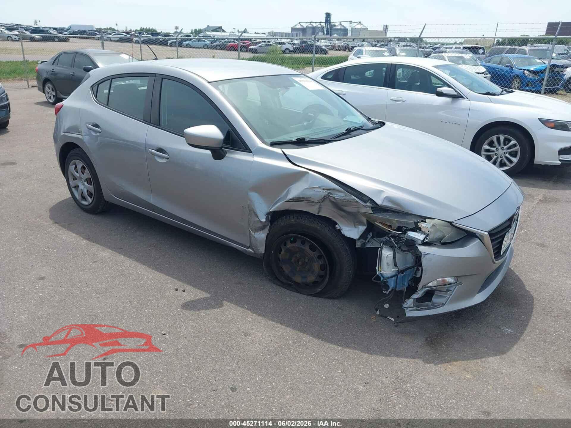 MAZDA MAZDA3 2014 - JM1BM1K79E1200650