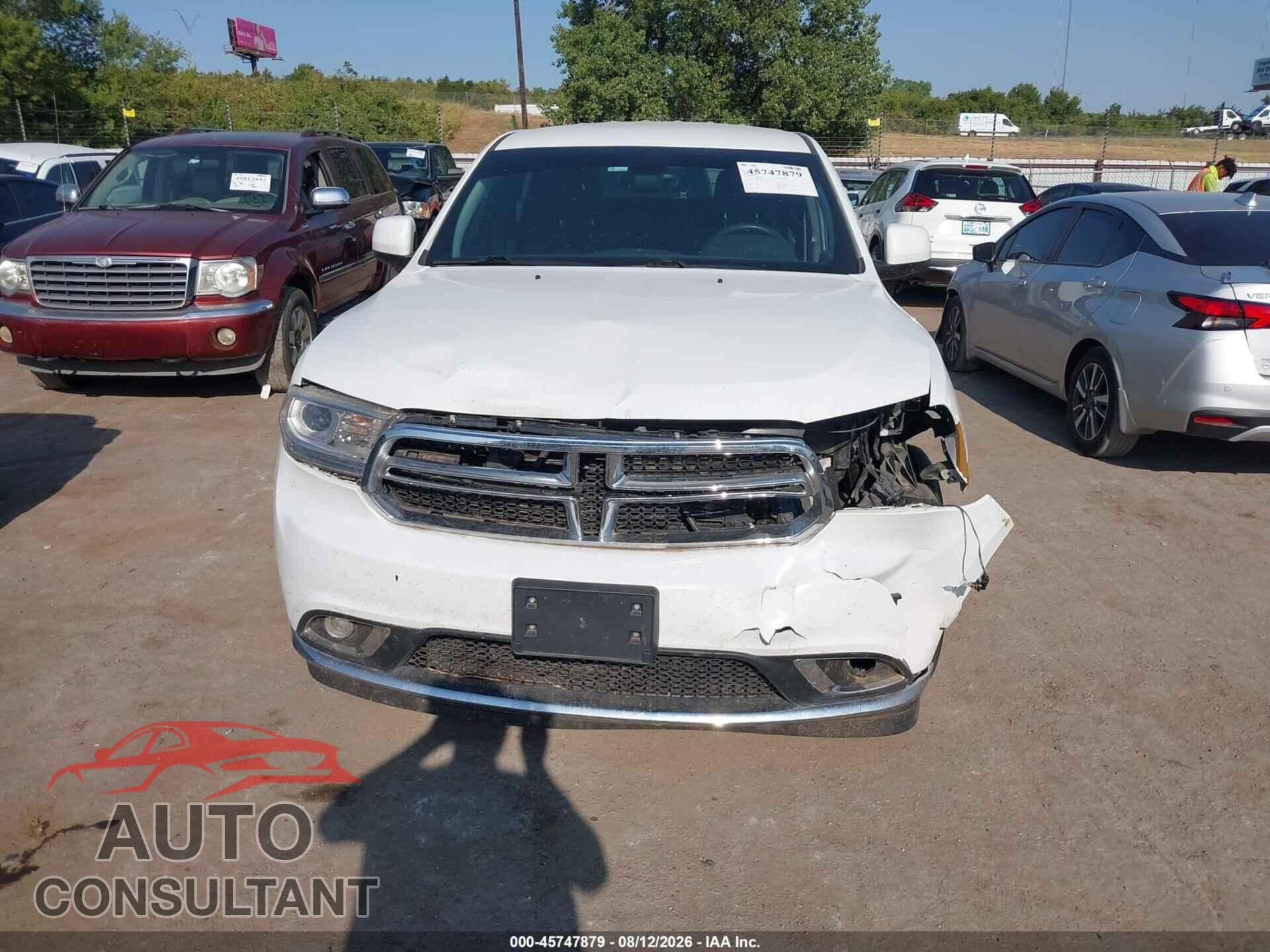 DODGE DURANGO 2017 - 1C4RDJAG7HC628841