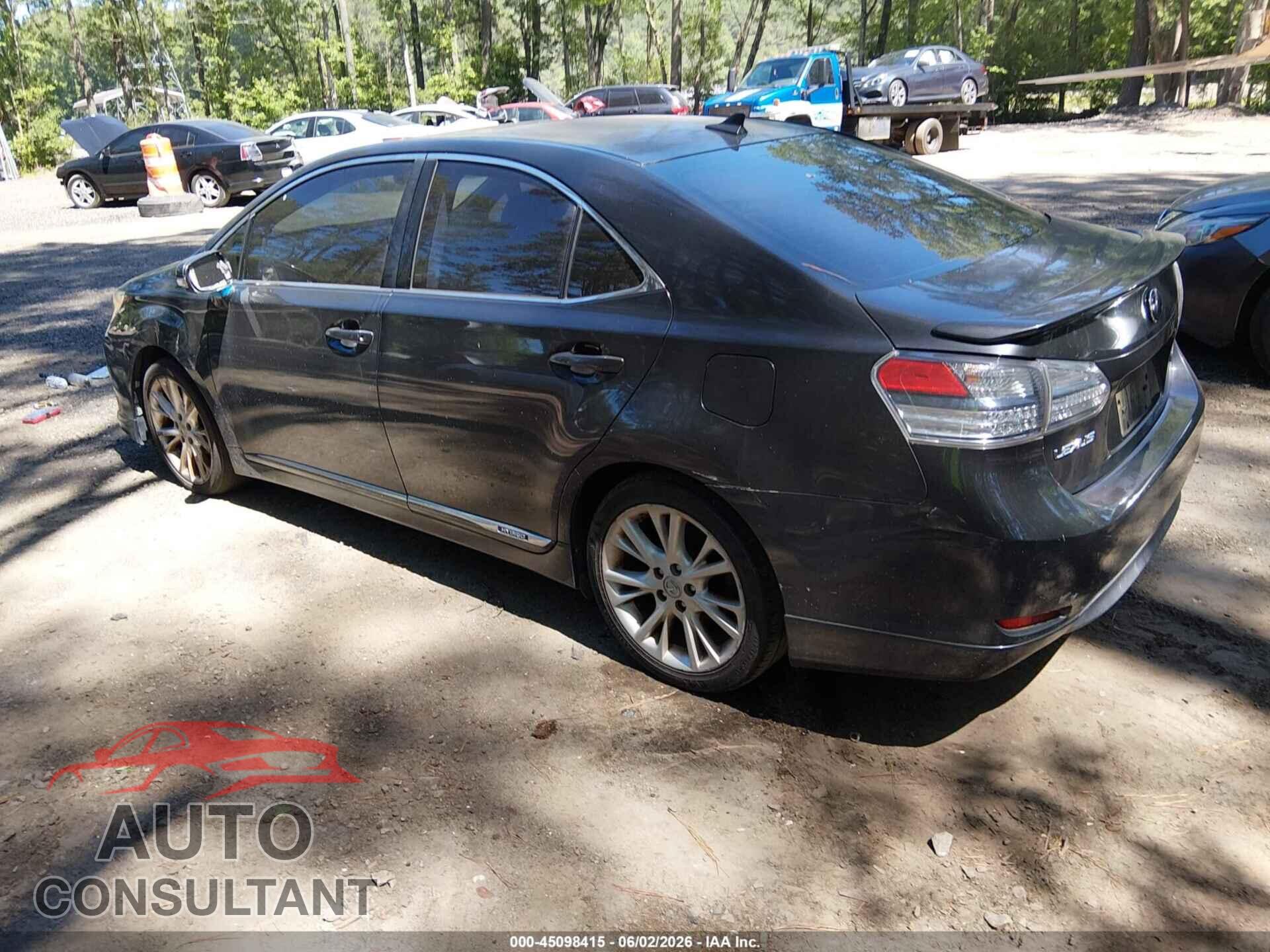 LEXUS HS 250H 2010 - JTHBB1BA7A2014609