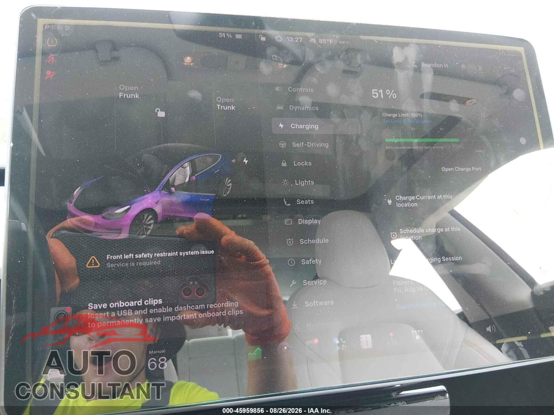 TESLA MODEL 3 2018 - 5YJ3E1EB5JF112035