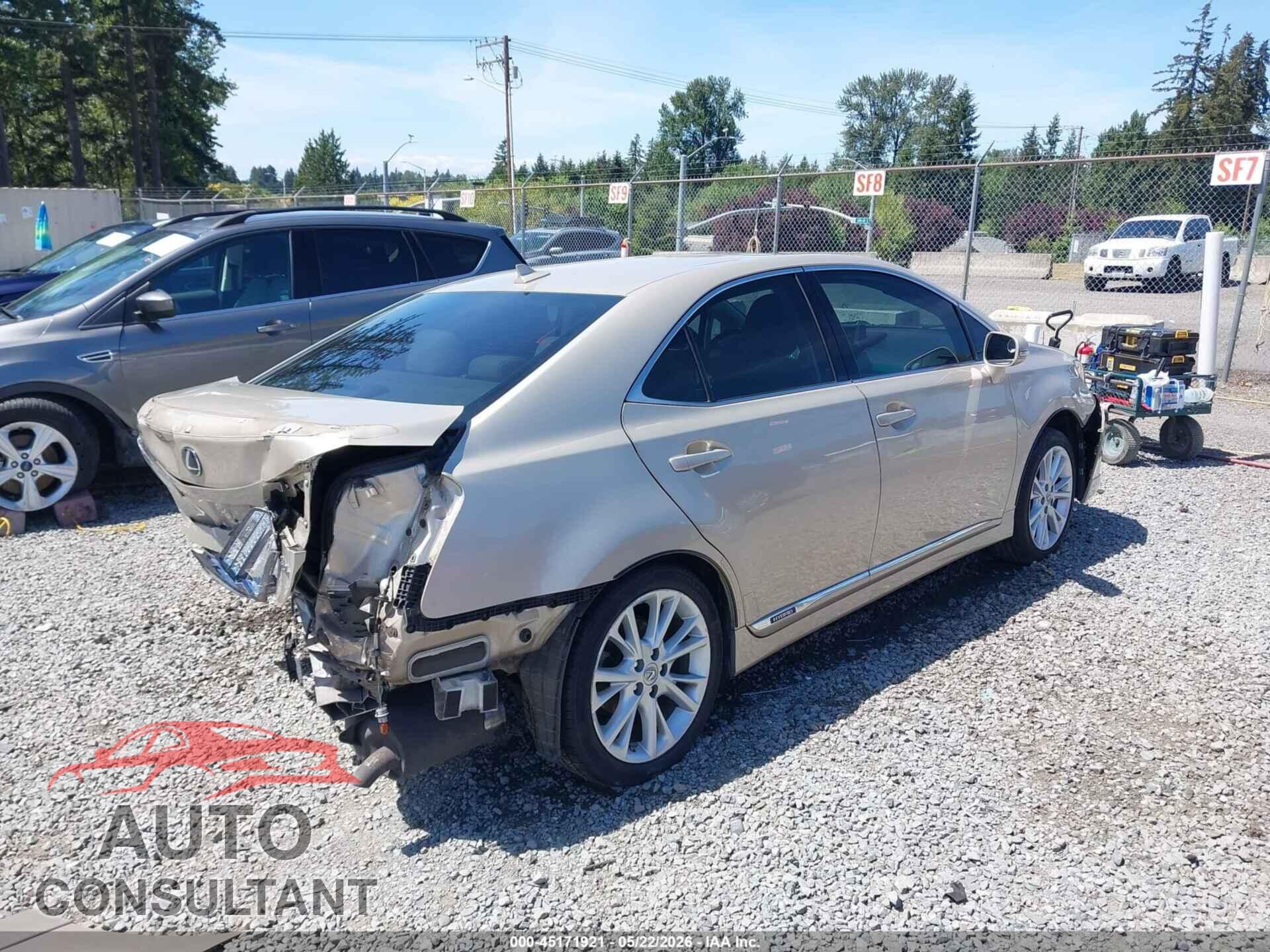 LEXUS HS 250H 2011 - JTHBB1BA9B2043045