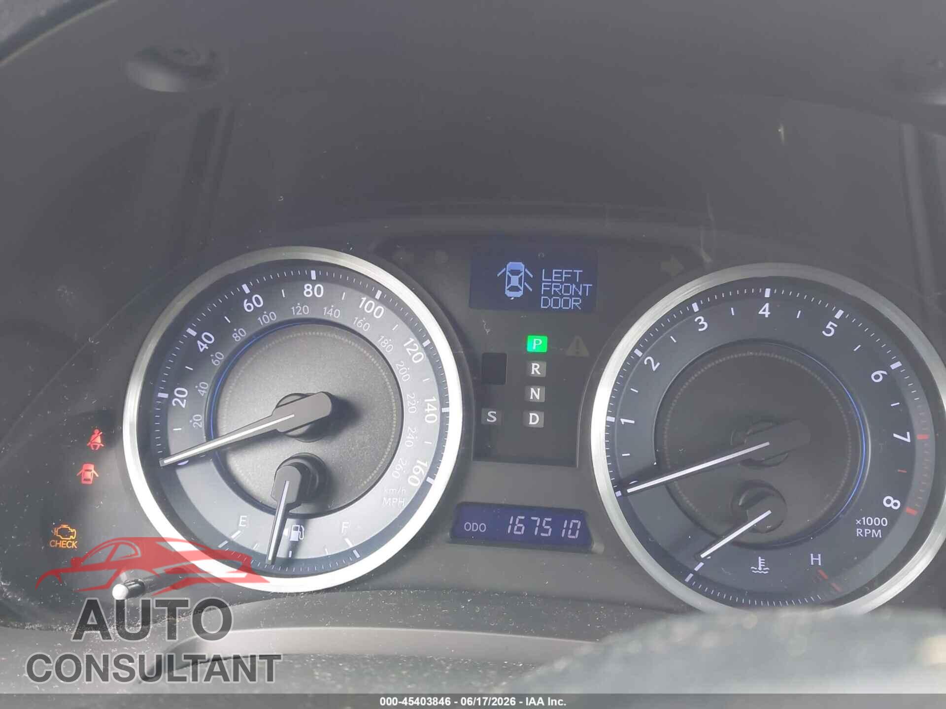 LEXUS IS 250 2013 - JTHBF5C2XD2103193