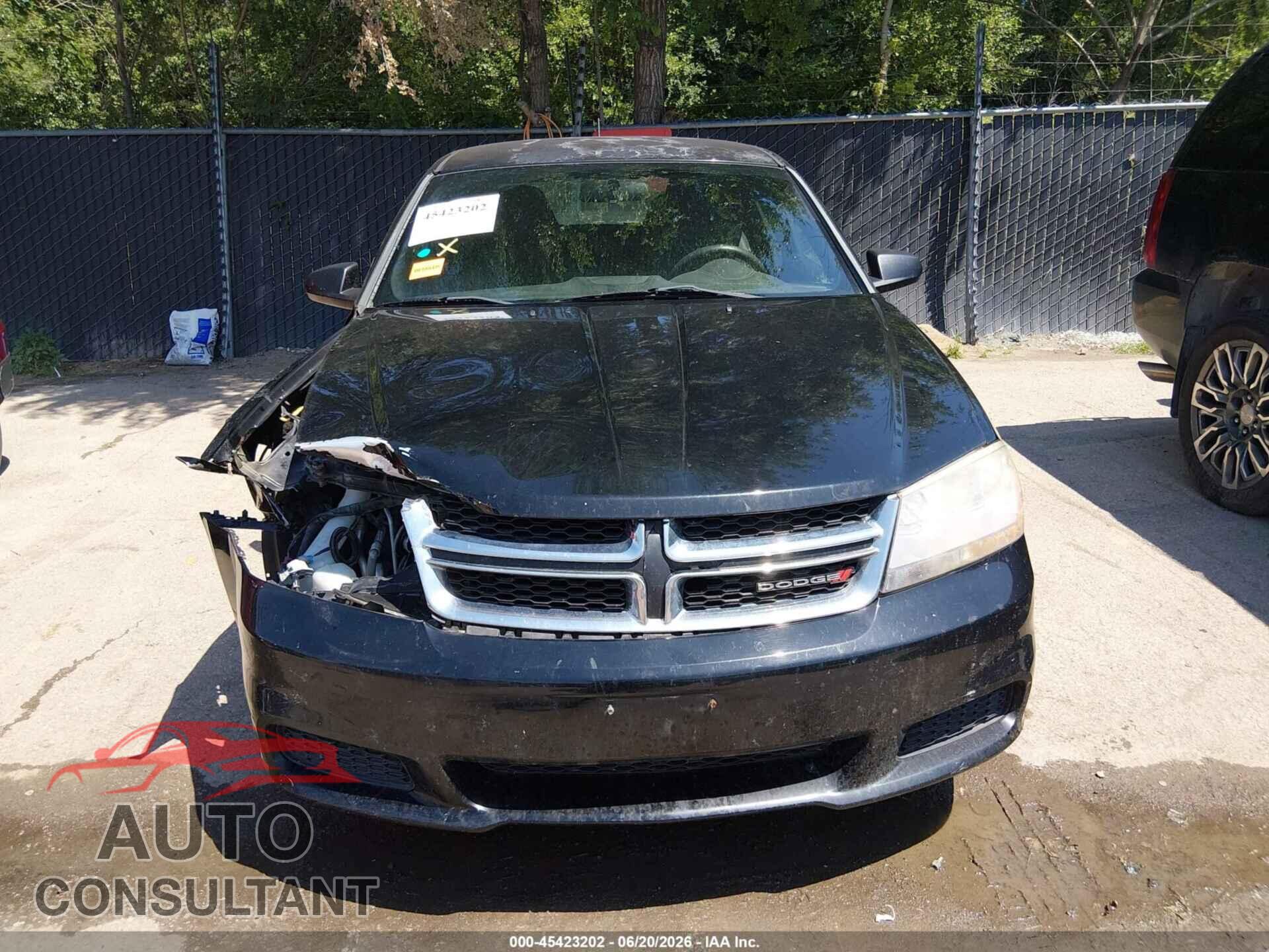 DODGE AVENGER 2011 - 1B3BD4FB6BN545219
