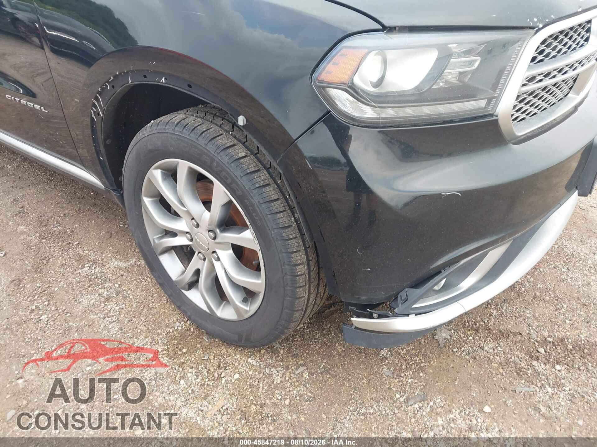 DODGE DURANGO 2017 - 1C4SDJET9HC643933