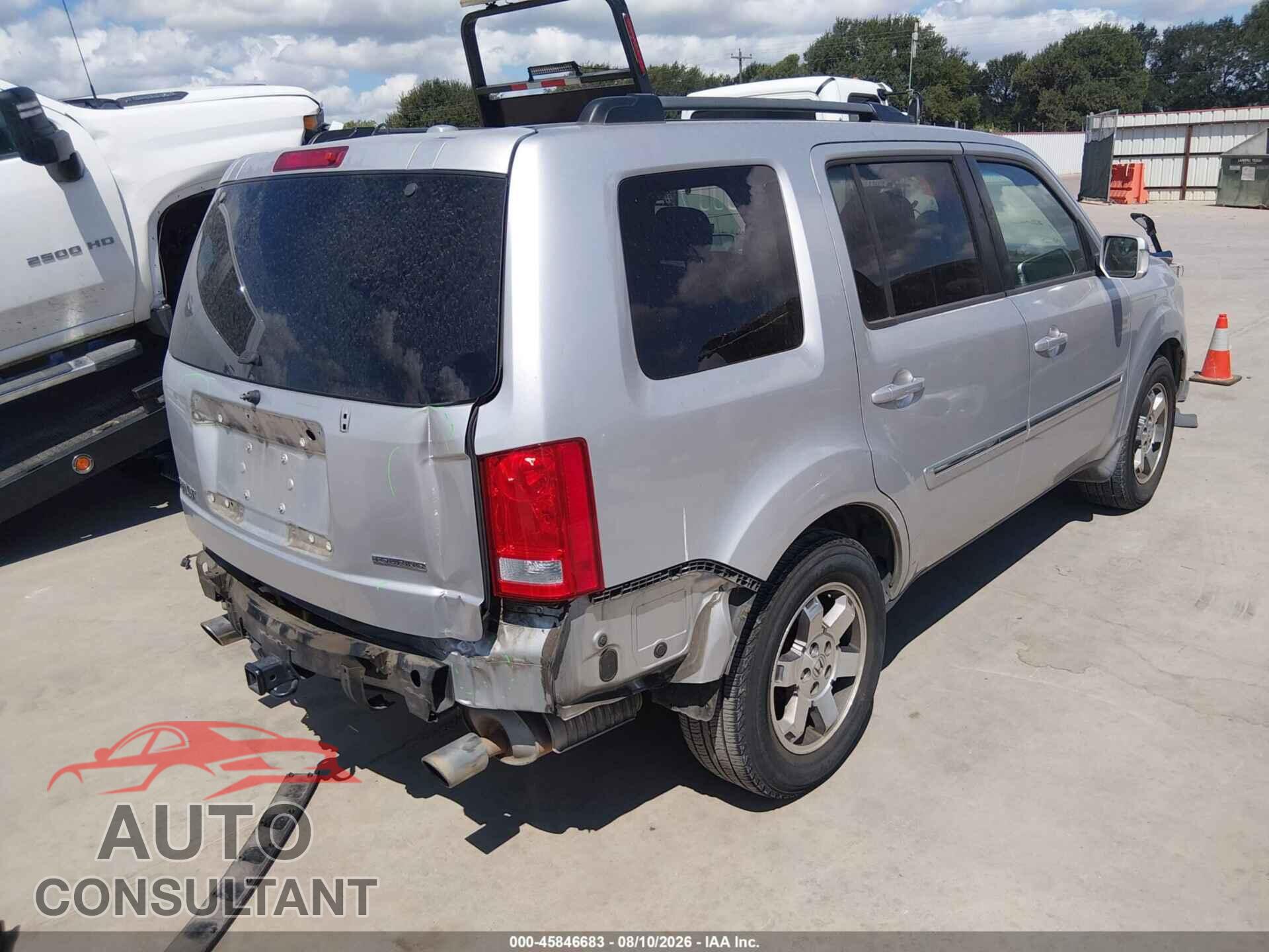 HONDA PILOT 2009 - 5FNYF38899B004527