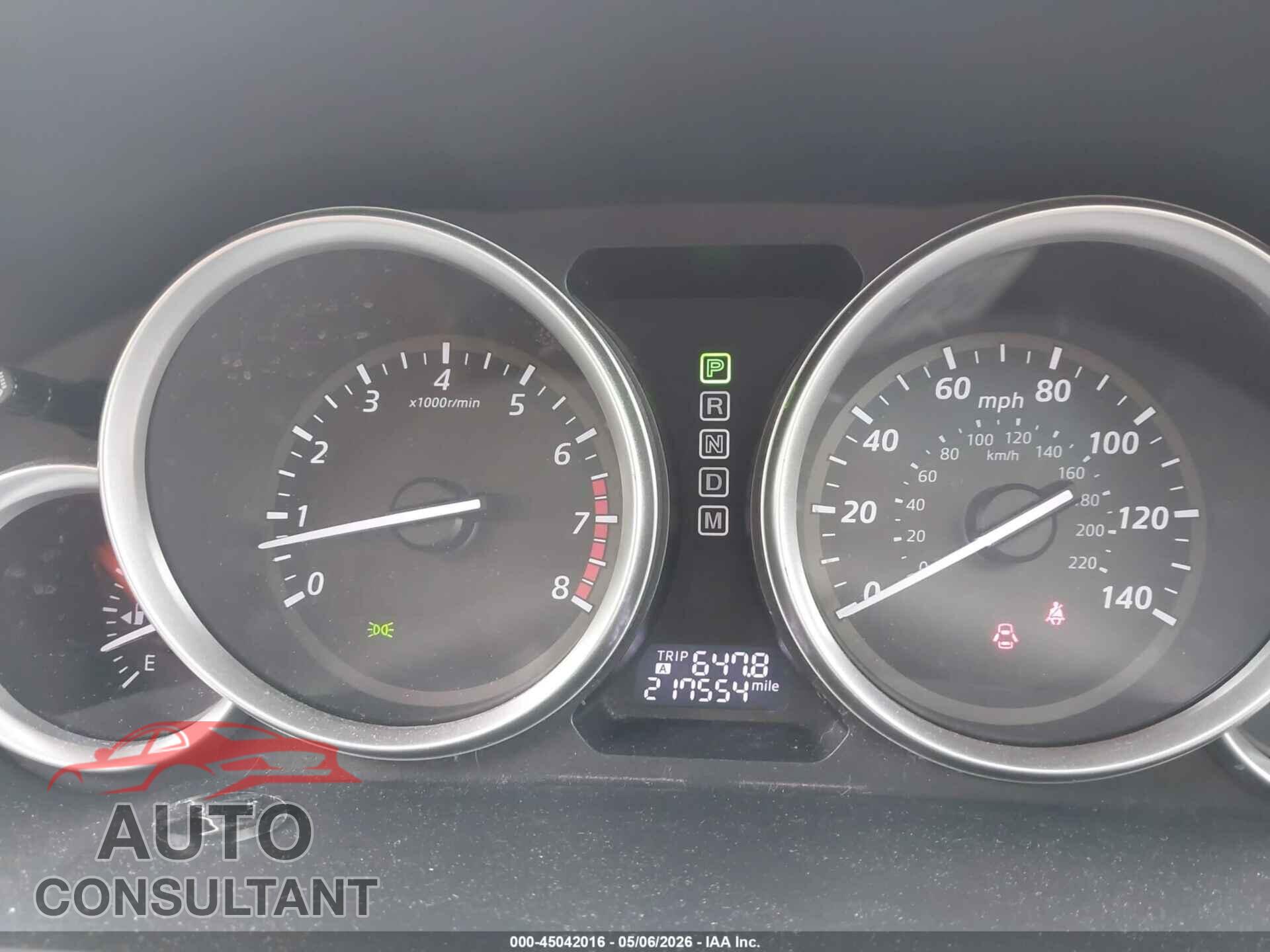 MAZDA CX-9 2014 - JM3TB2CA4E0440793