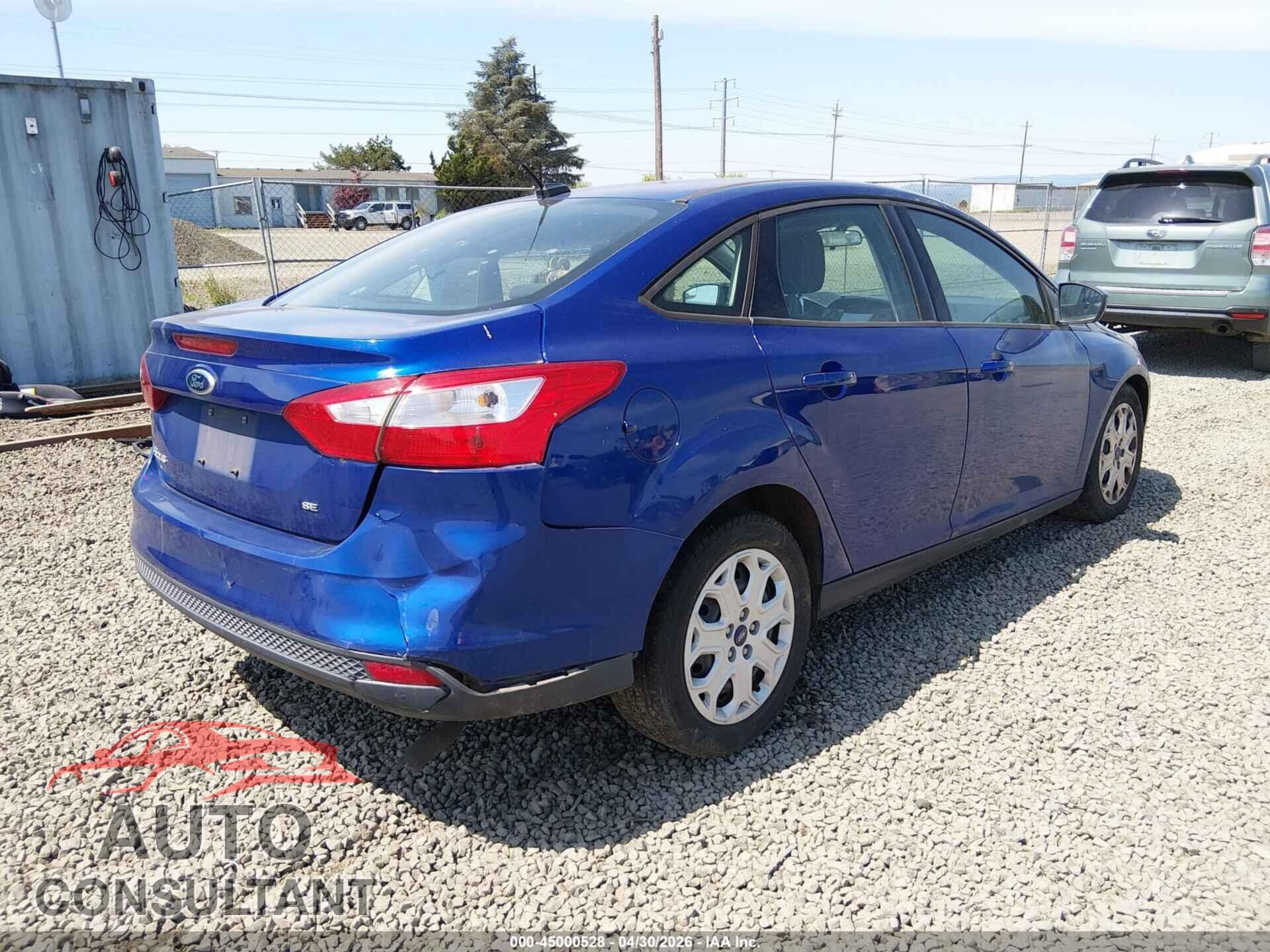 FORD FOCUS 2012 - 1FAHP3F29CL371501