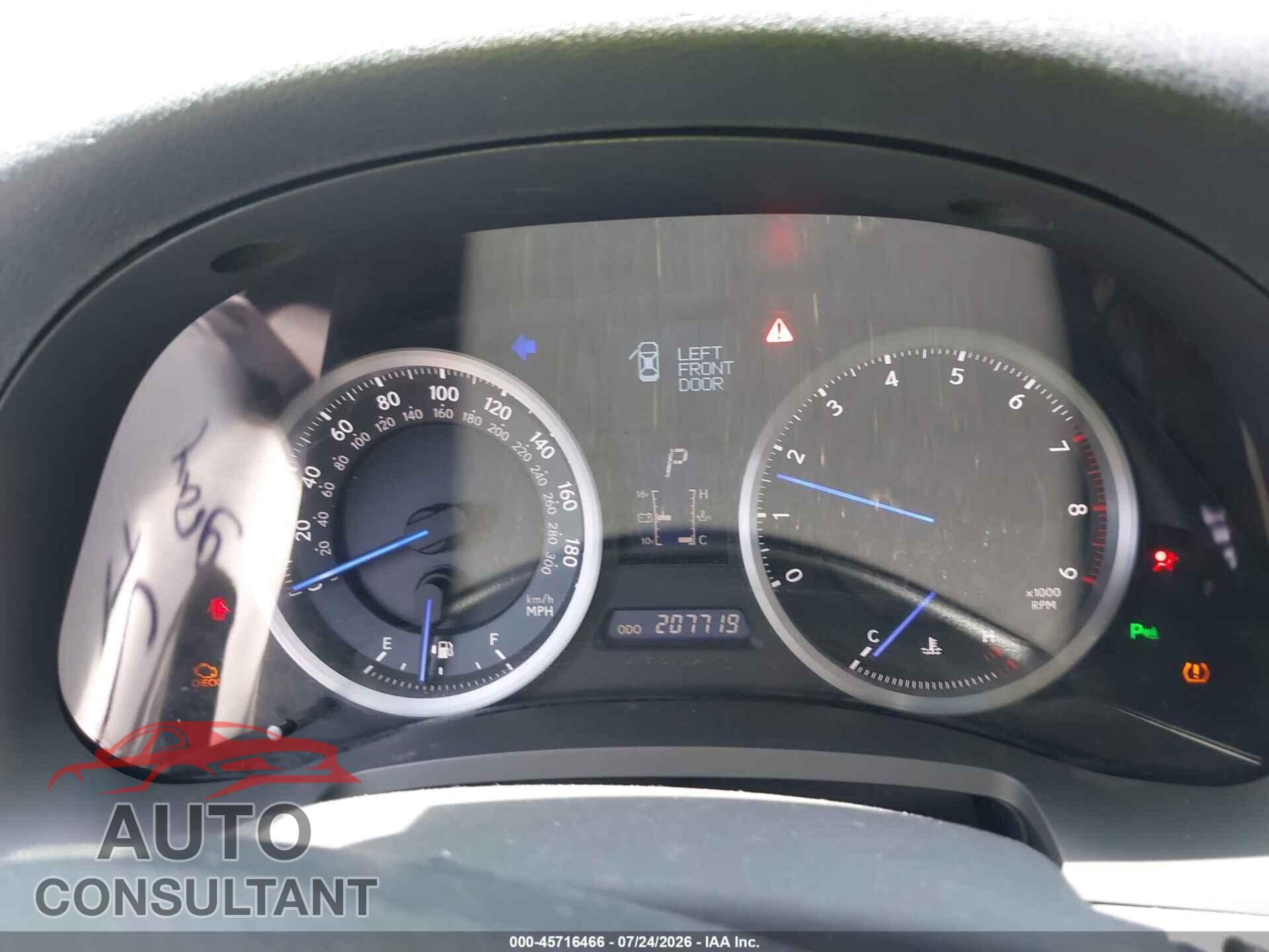 LEXUS IS F 2012 - JTHBP5C22C5010761