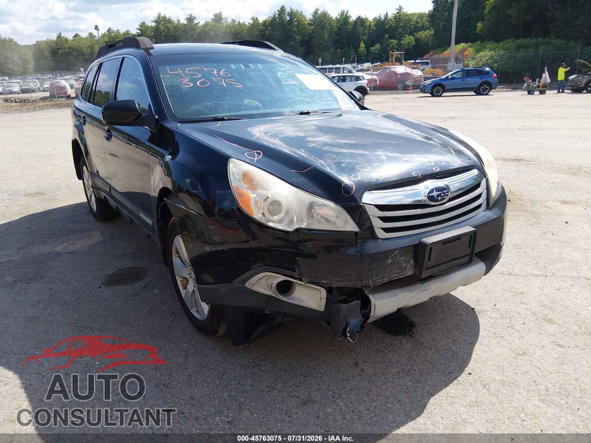 SUBARU OUTBACK 2011 - 4S4BRBKC8B3411967