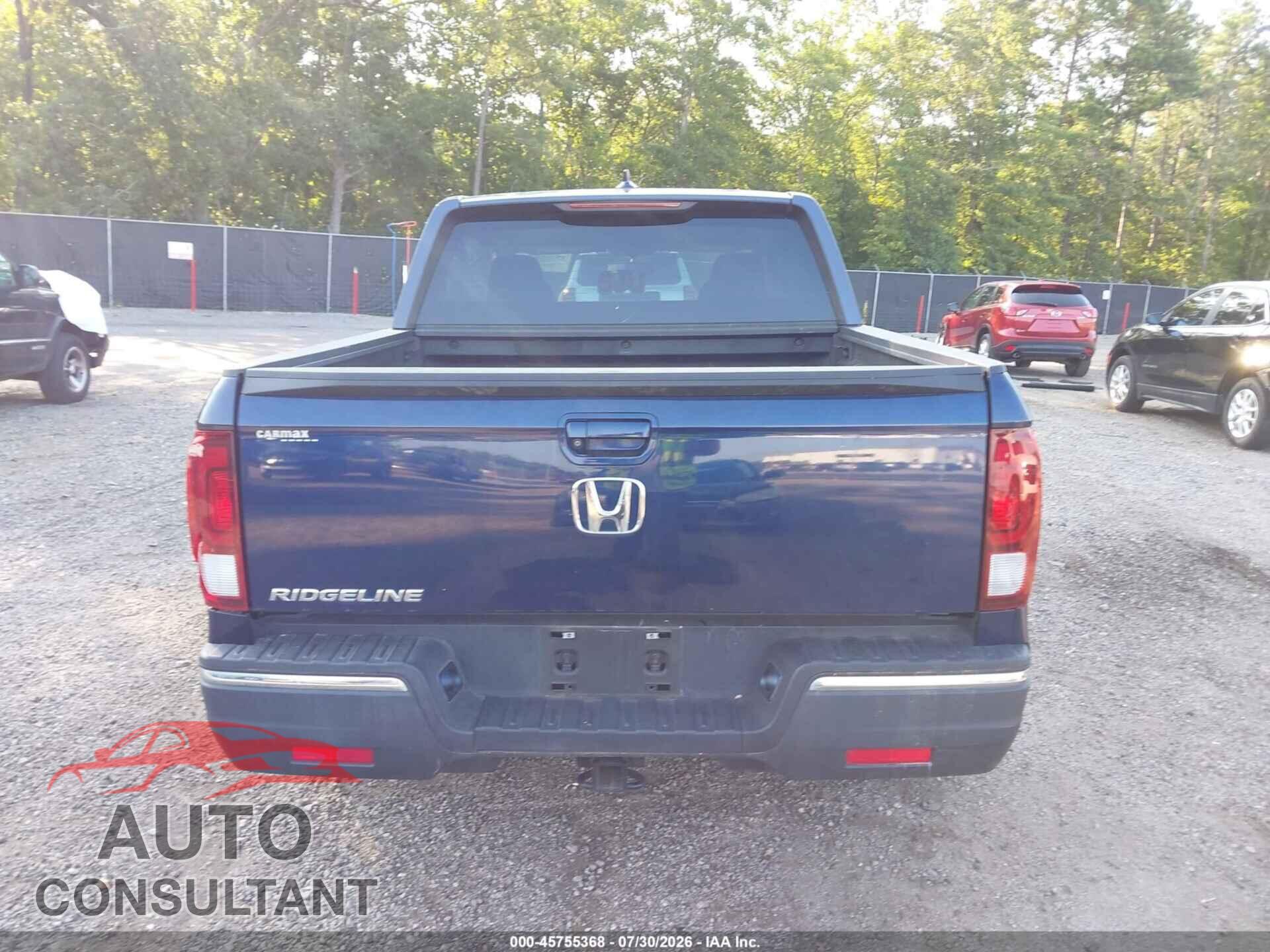HONDA RIDGELINE 2017 - 5FPYK2F4XHB006136