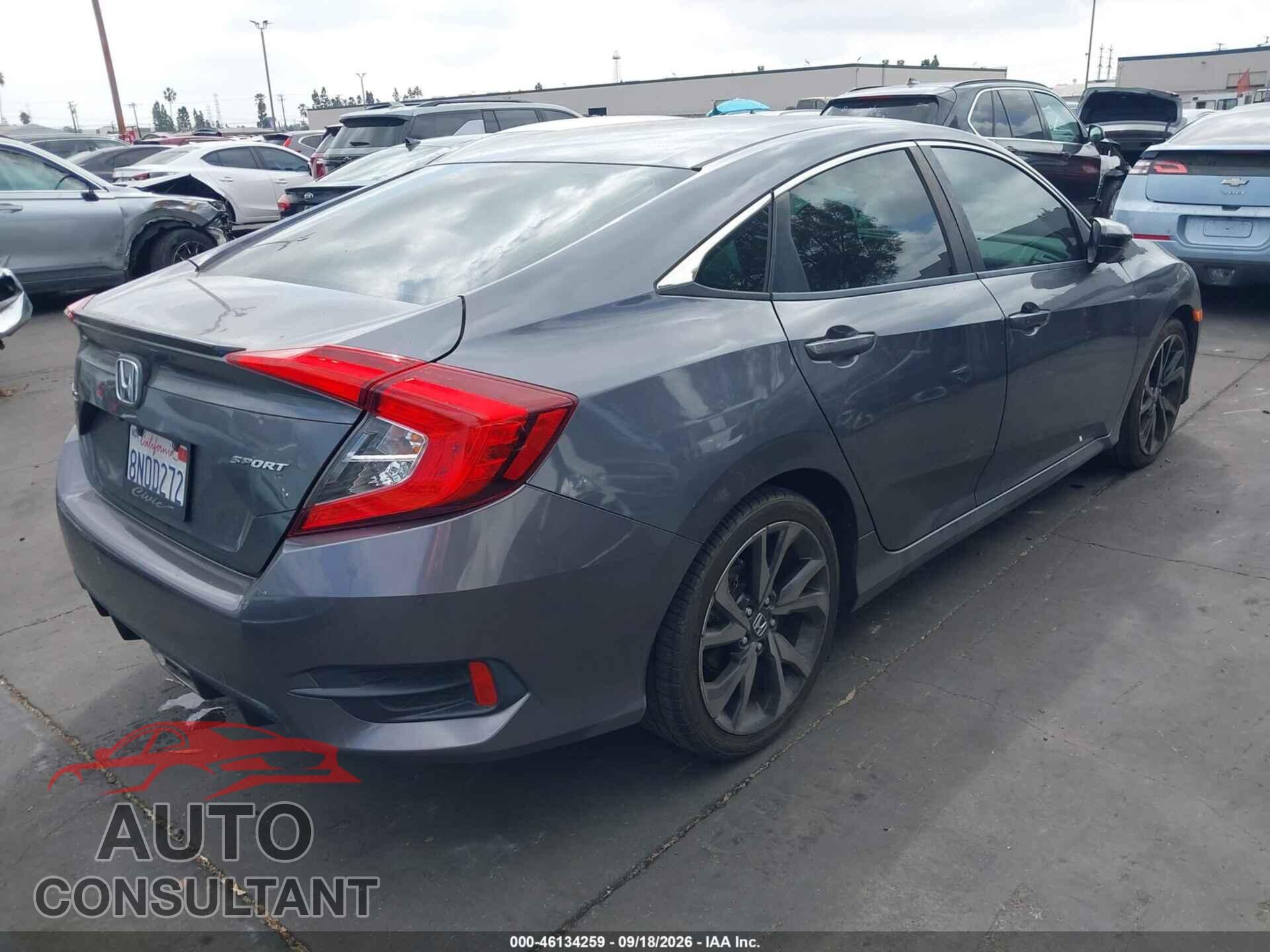 HONDA CIVIC 2020 - 2HGFC2F84LH504806