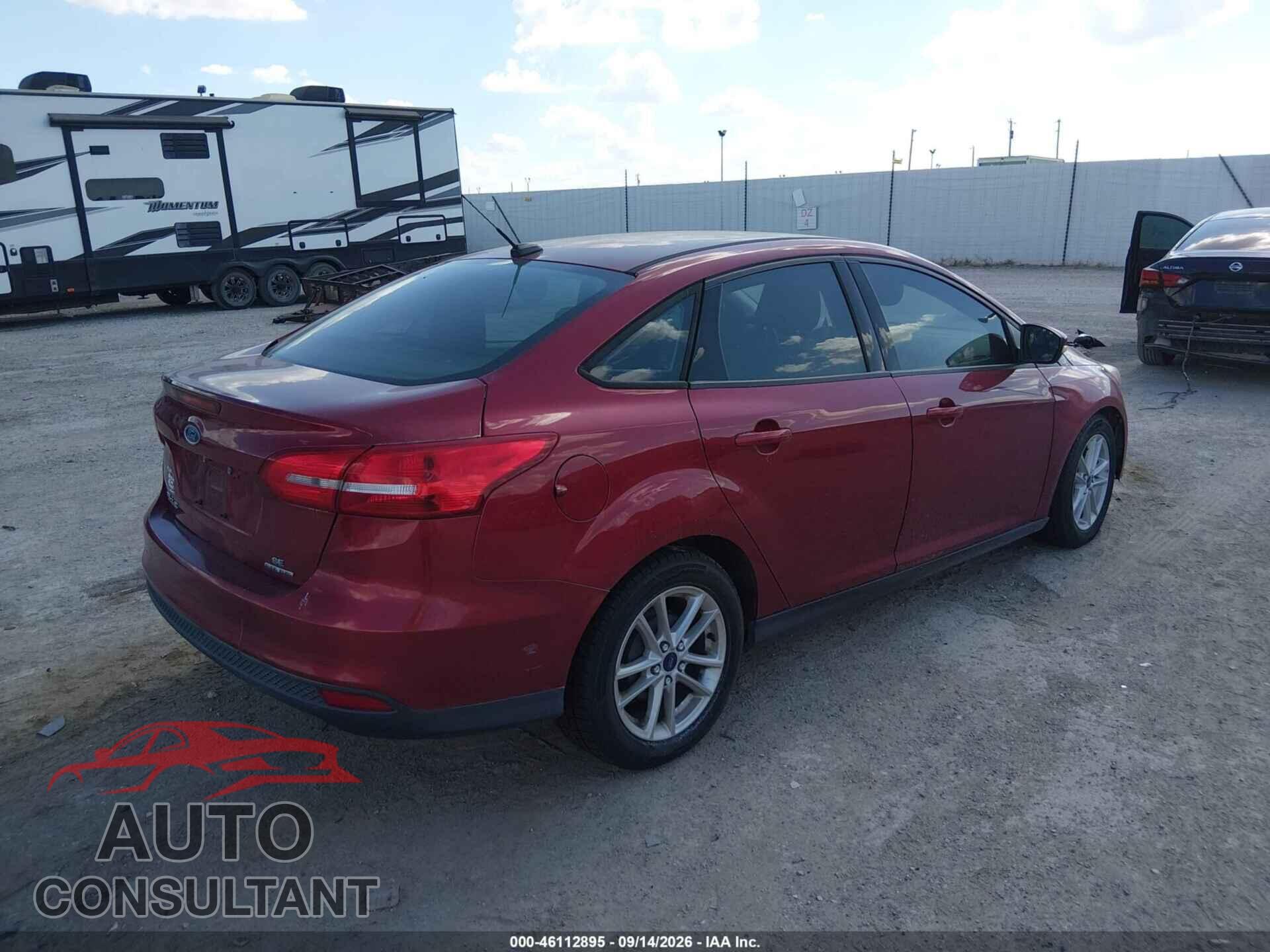FORD FOCUS 2016 - 1FADP3F26GL262451