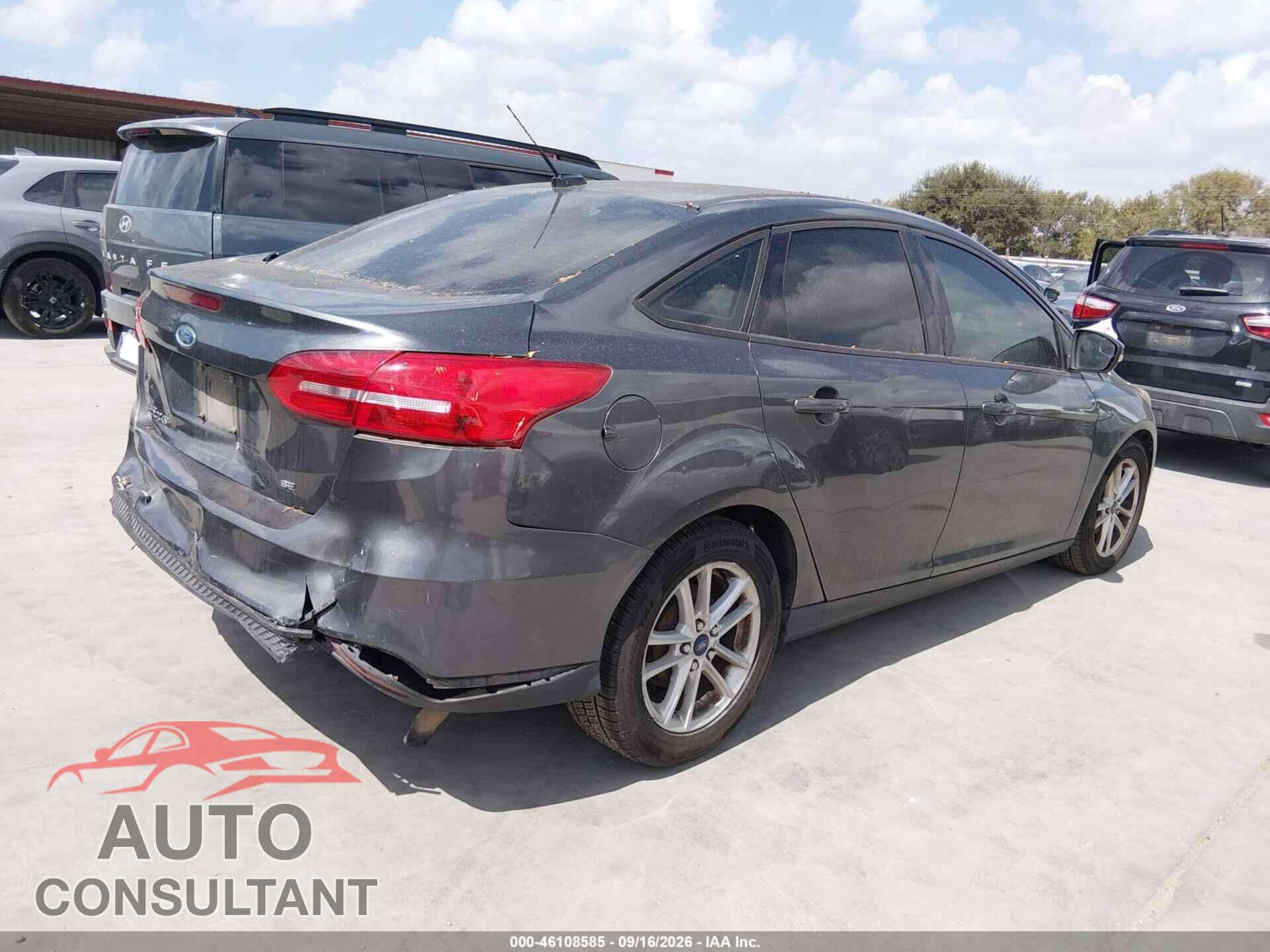FORD FOCUS 2017 - 1FADP3F21HL229794