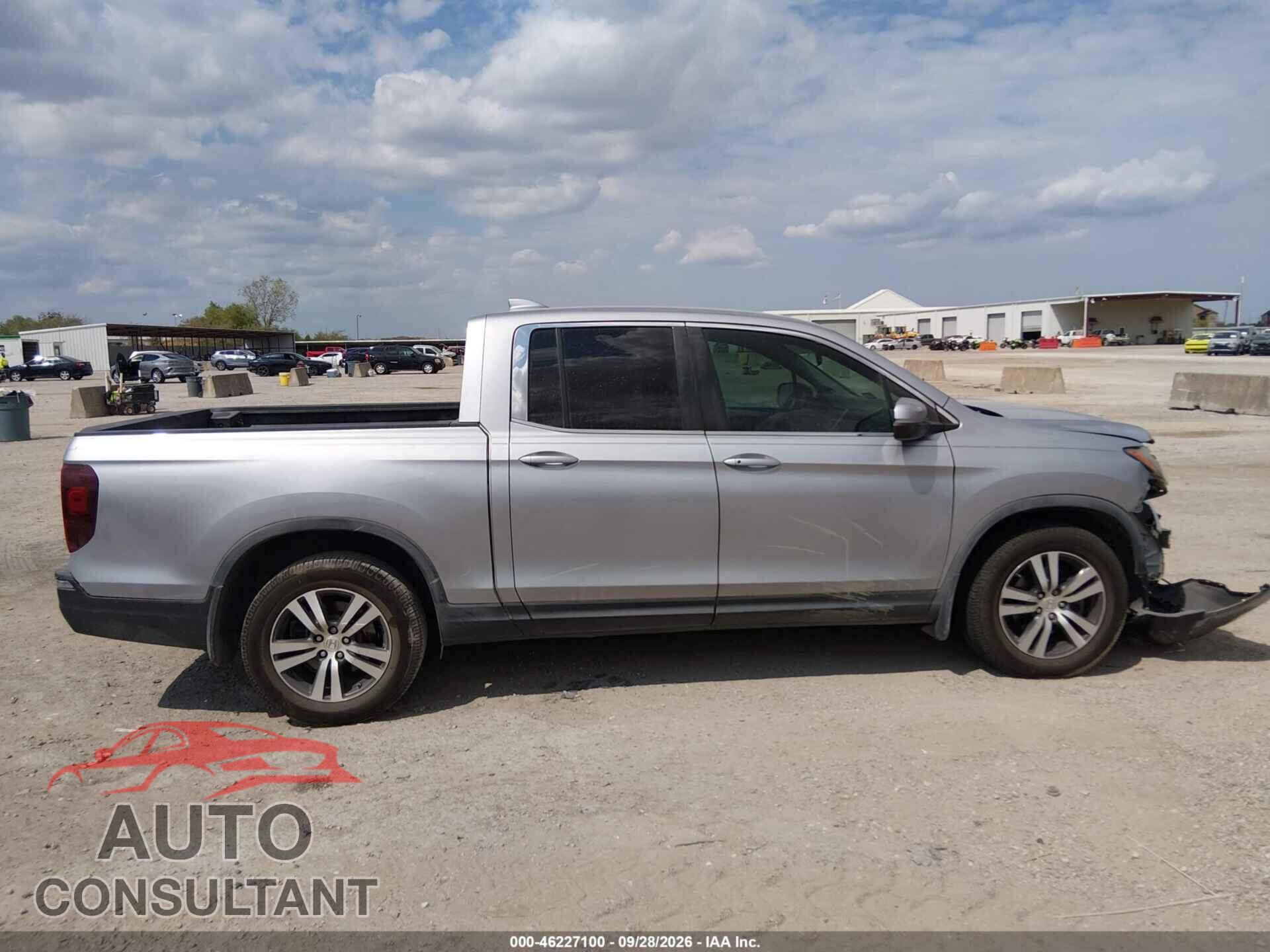 HONDA RIDGELINE 2017 - 5FPYK2F43HB004759