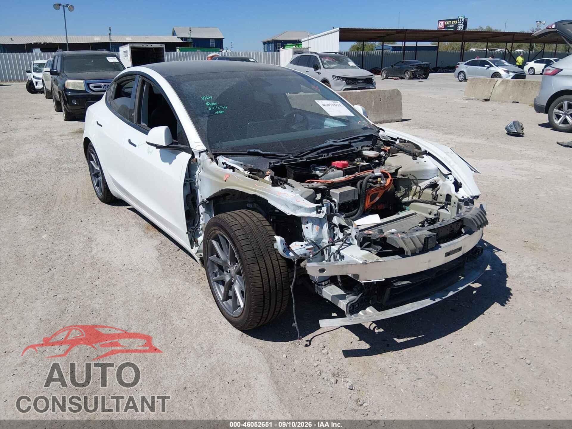 TESLA MODEL 3 2021 - 5YJ3E1EA1MF851544