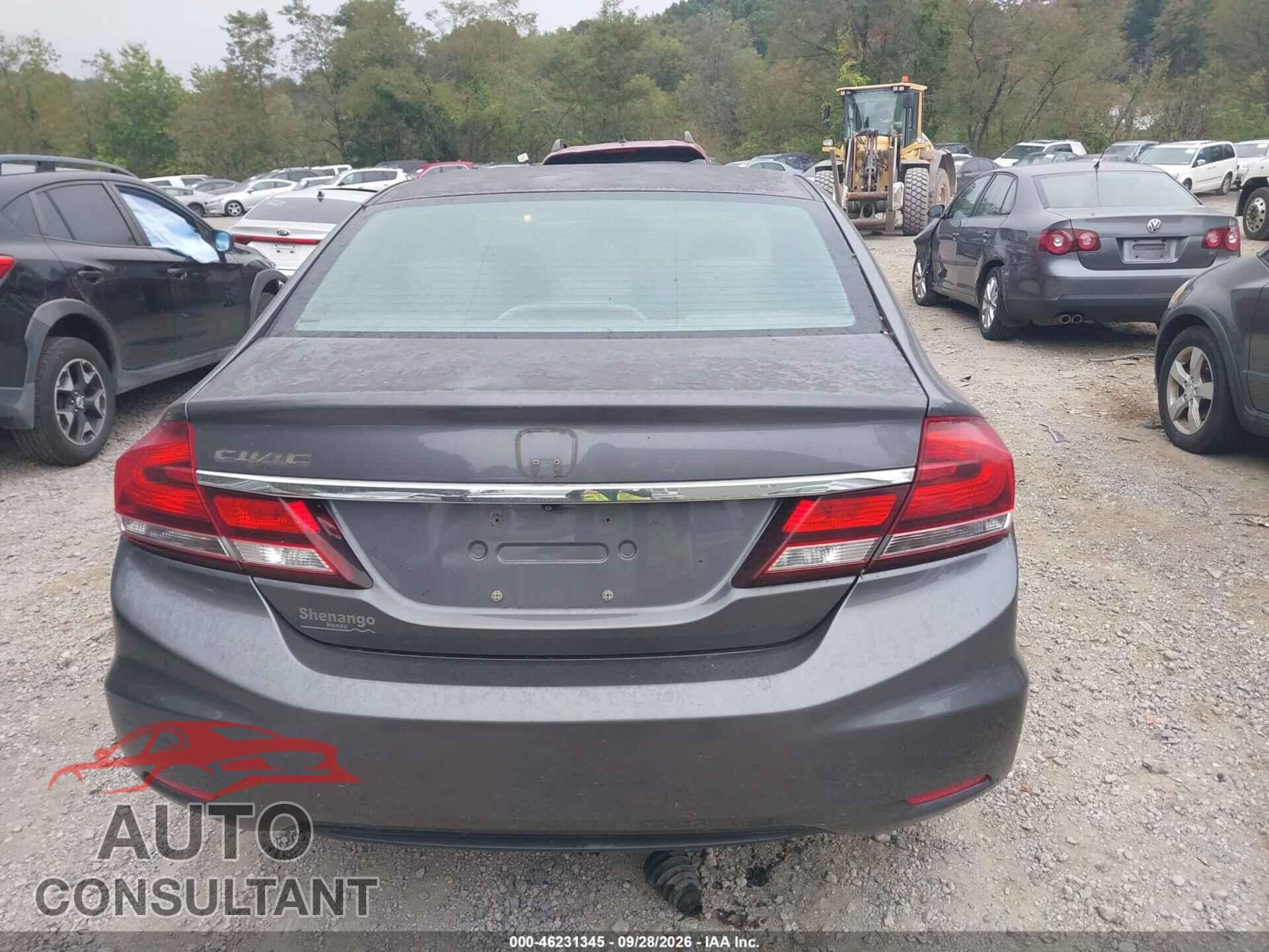 HONDA CIVIC 2014 - 19XFB2F95EE247227