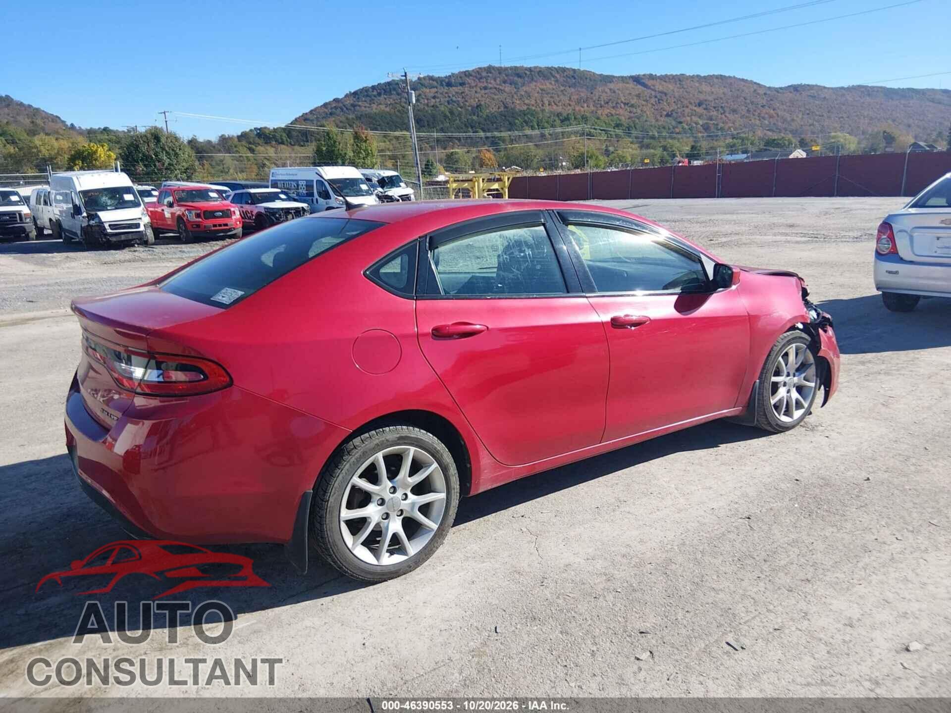 DODGE DART 2013 - 1C3CDFBA0DD247368