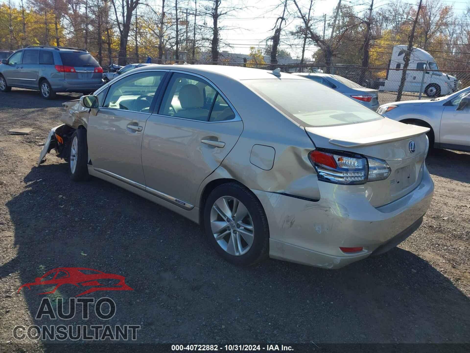 LEXUS HS 250H 2011 - JTHBB1BA7B2046445