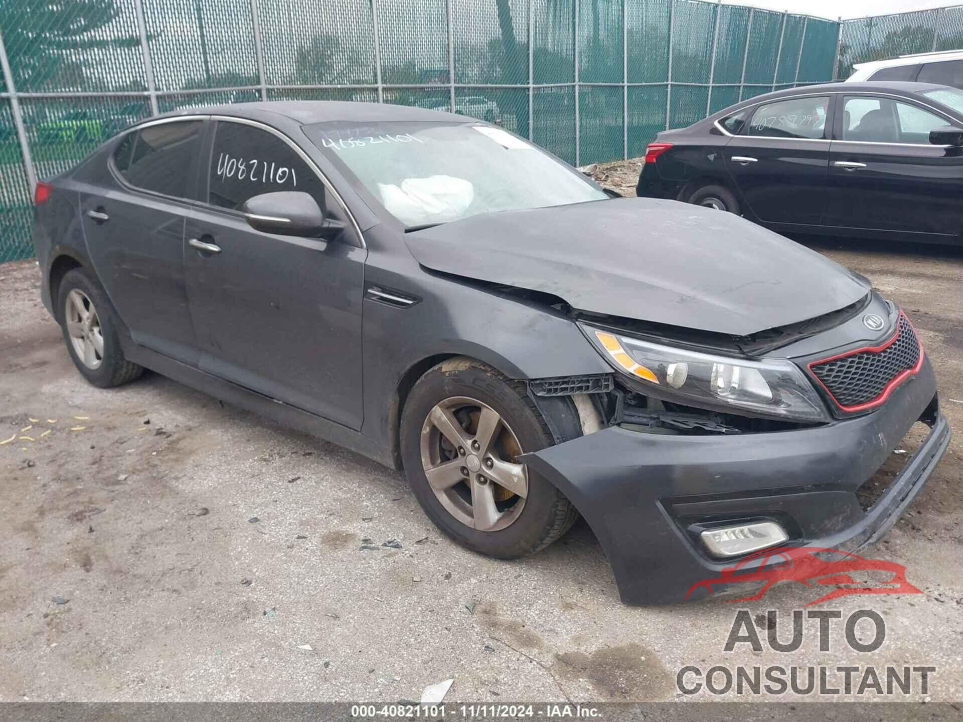 KIA OPTIMA 2015 - KNAGM4A71F5641267