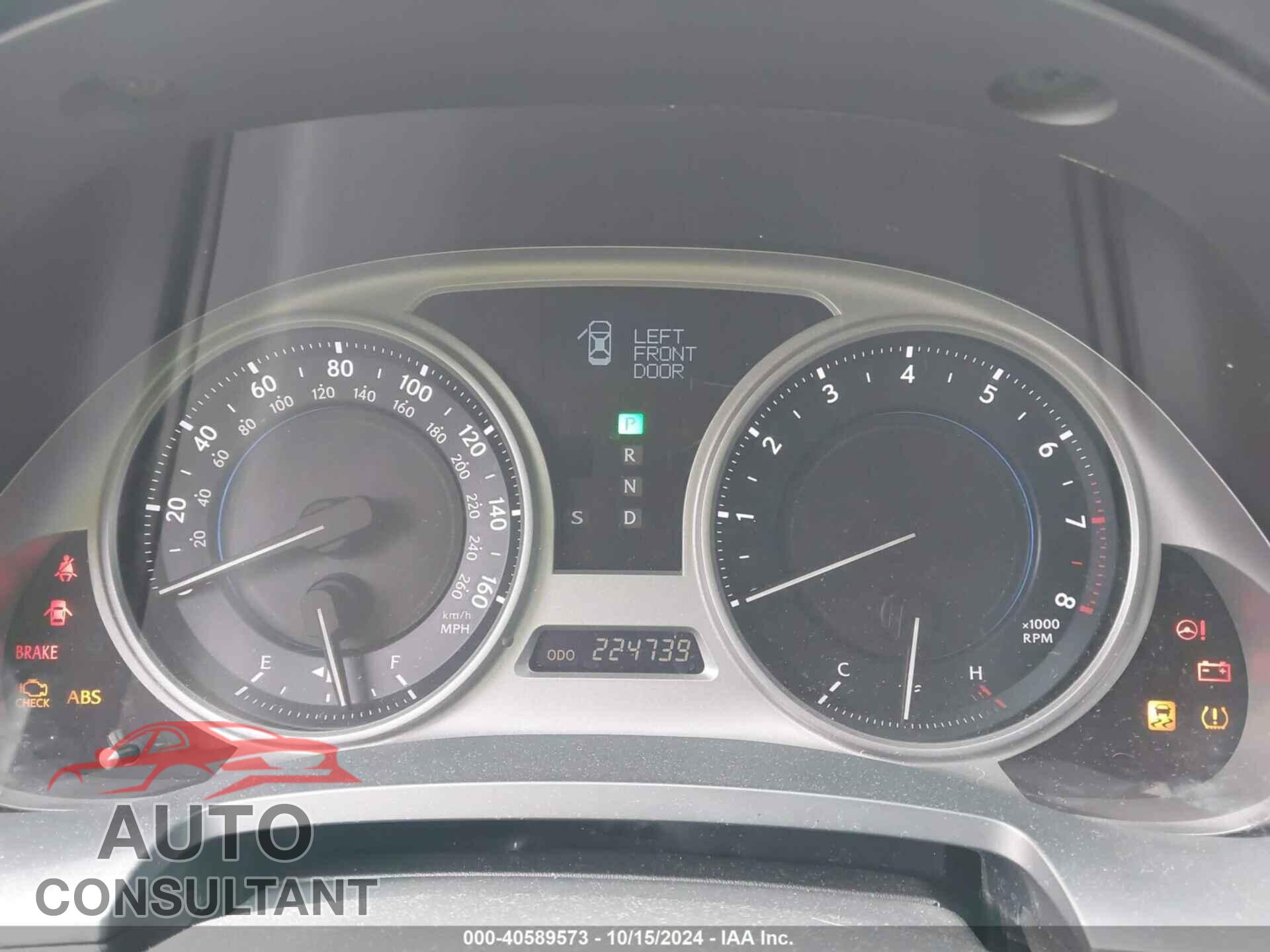 LEXUS IS 250 2010 - JTHBF5C27A5111097
