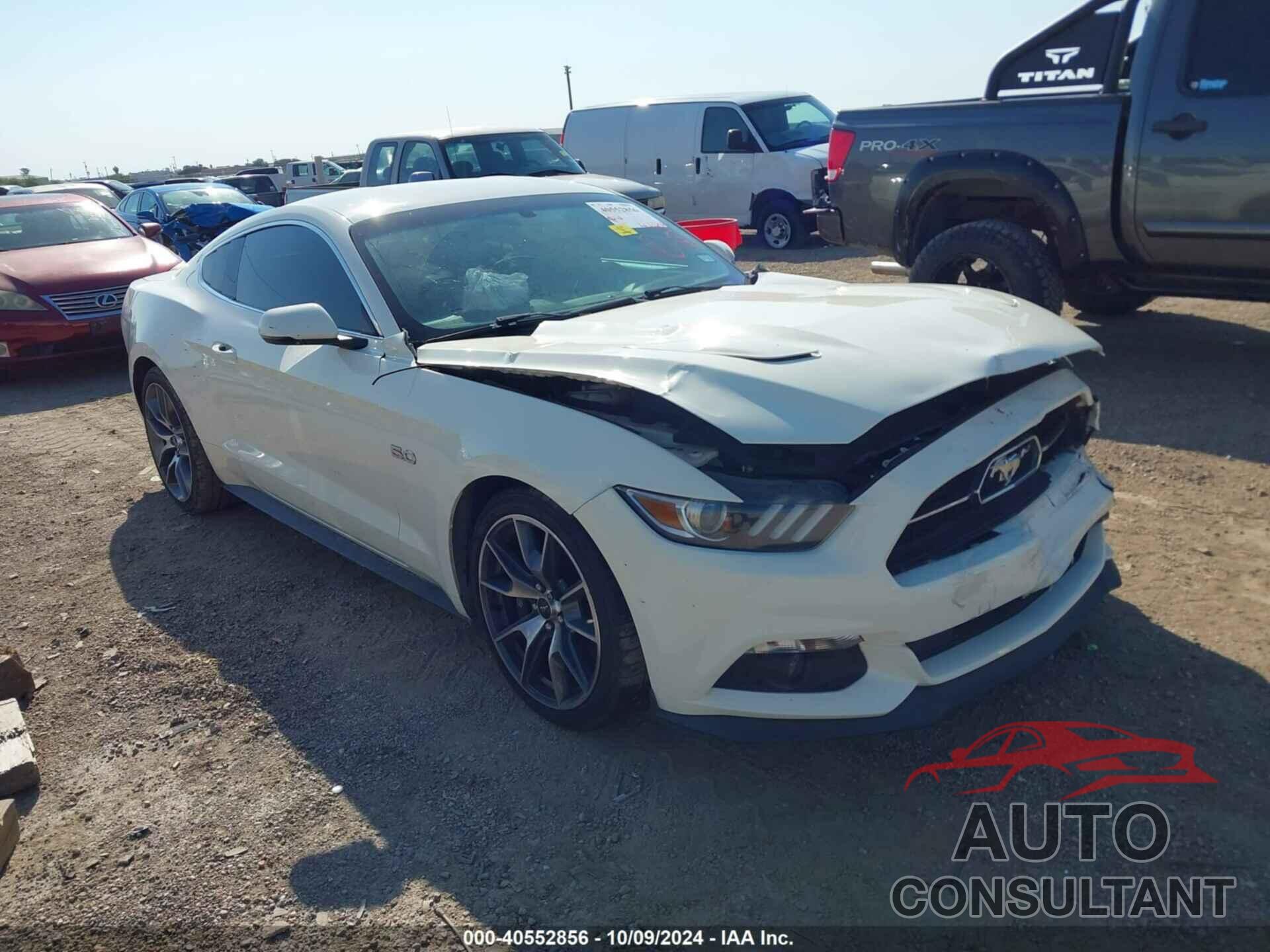 FORD MUSTANG 2015 - 1FA6P8RF9F5500655