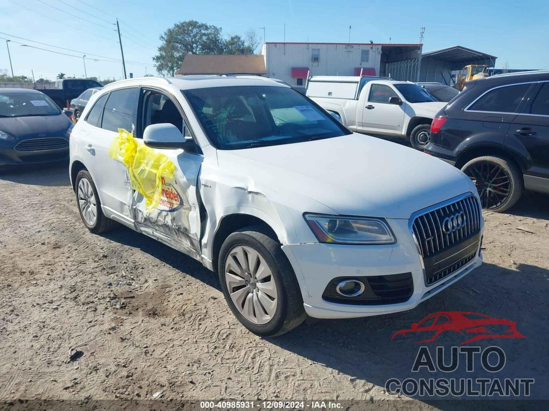 AUDI Q5 HYBRID 2013 - WA1C8AFP5DA002076