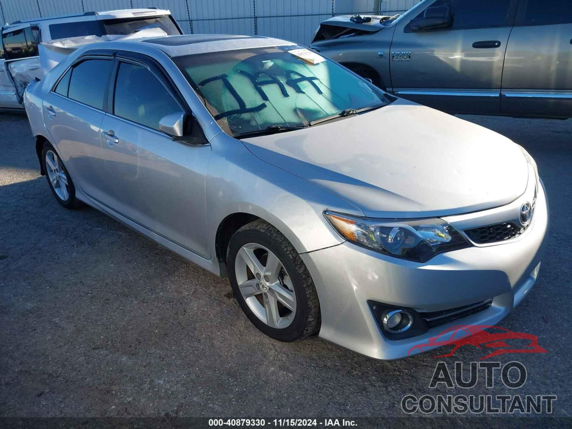 TOYOTA CAMRY 2012 - 4T1BF1FK5CU102909