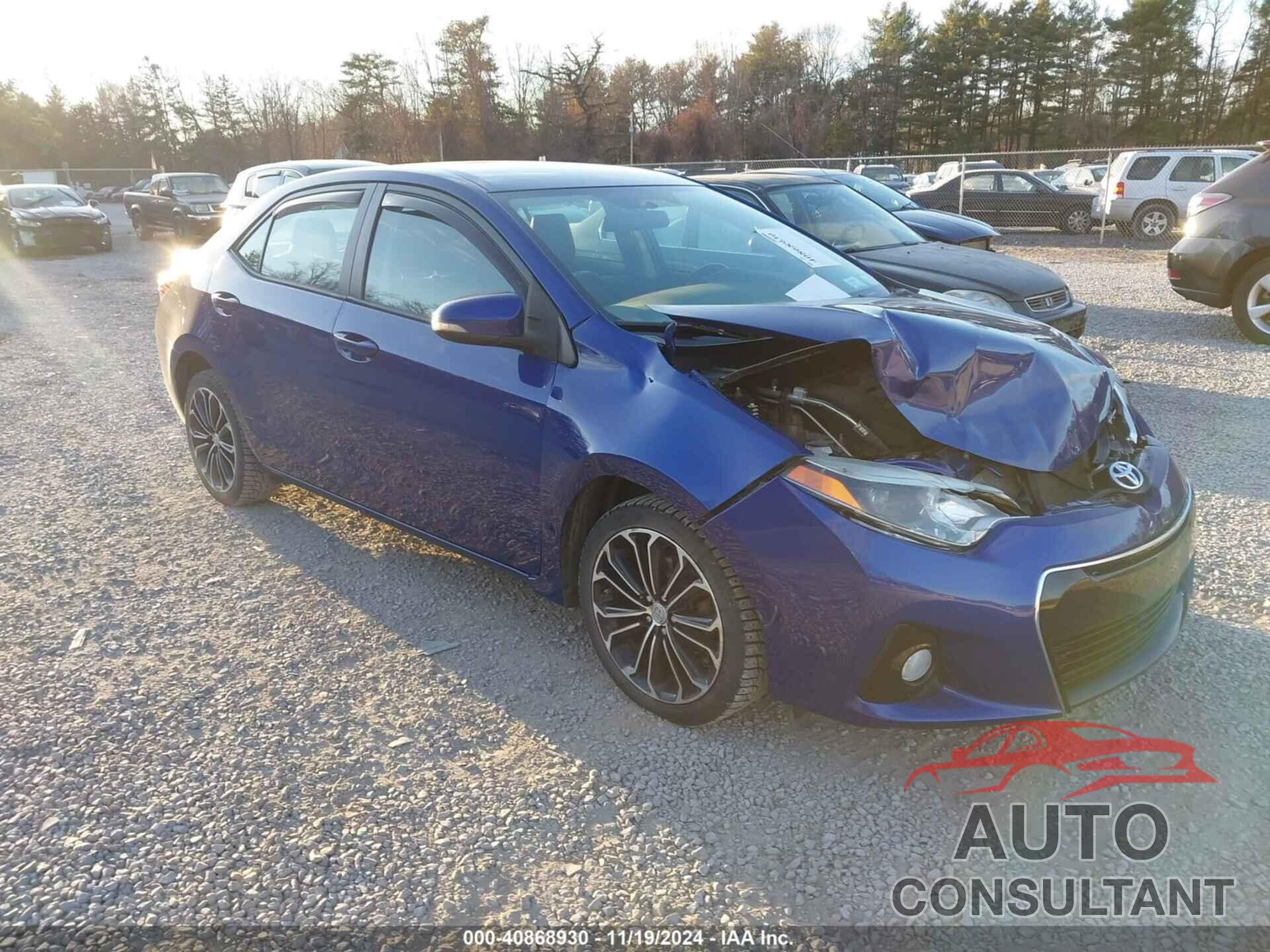 TOYOTA COROLLA 2016 - 2T1BURHE0GC701459