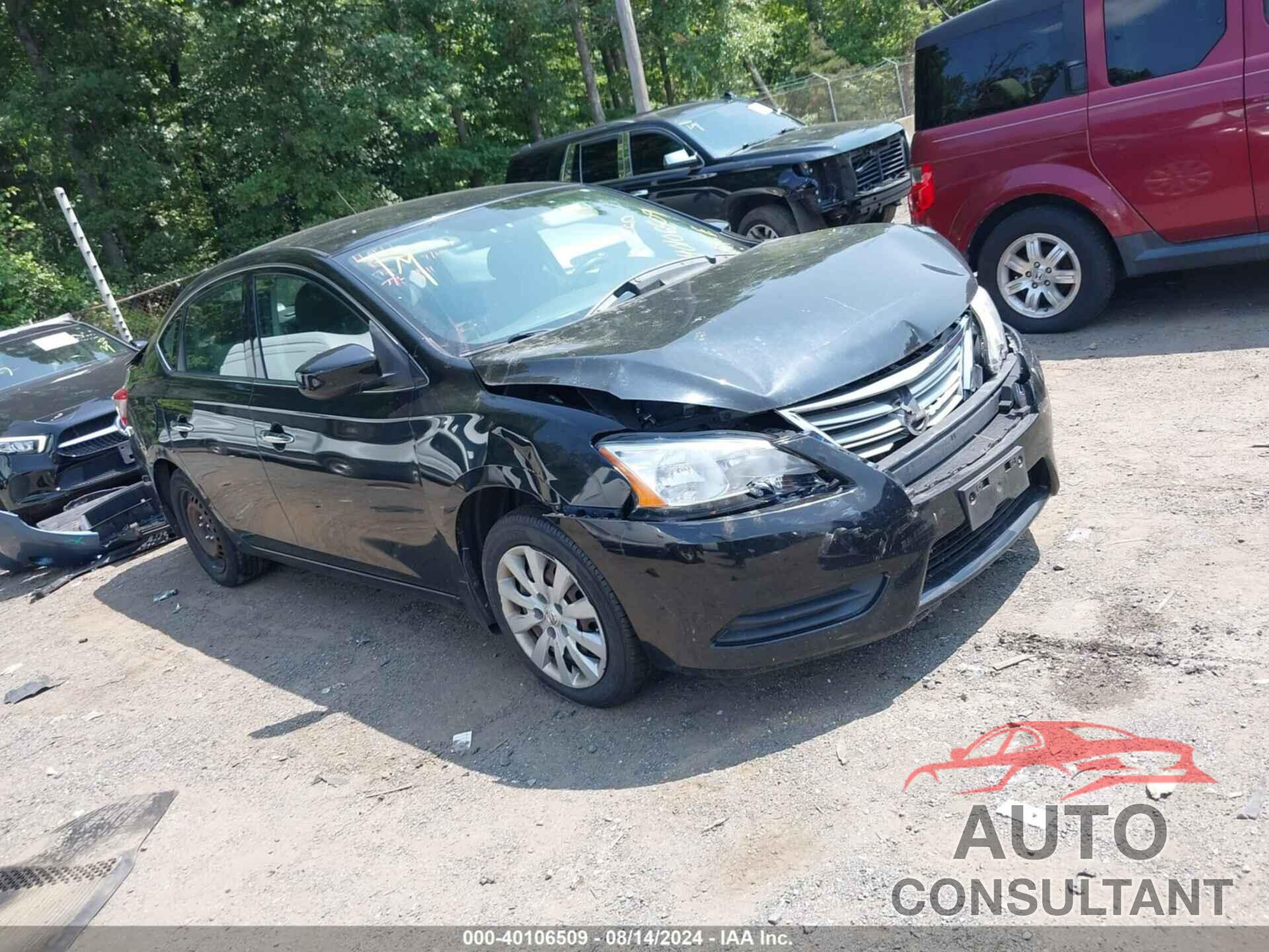 NISSAN SENTRA 2014 - 3N1AB7APXEL671921