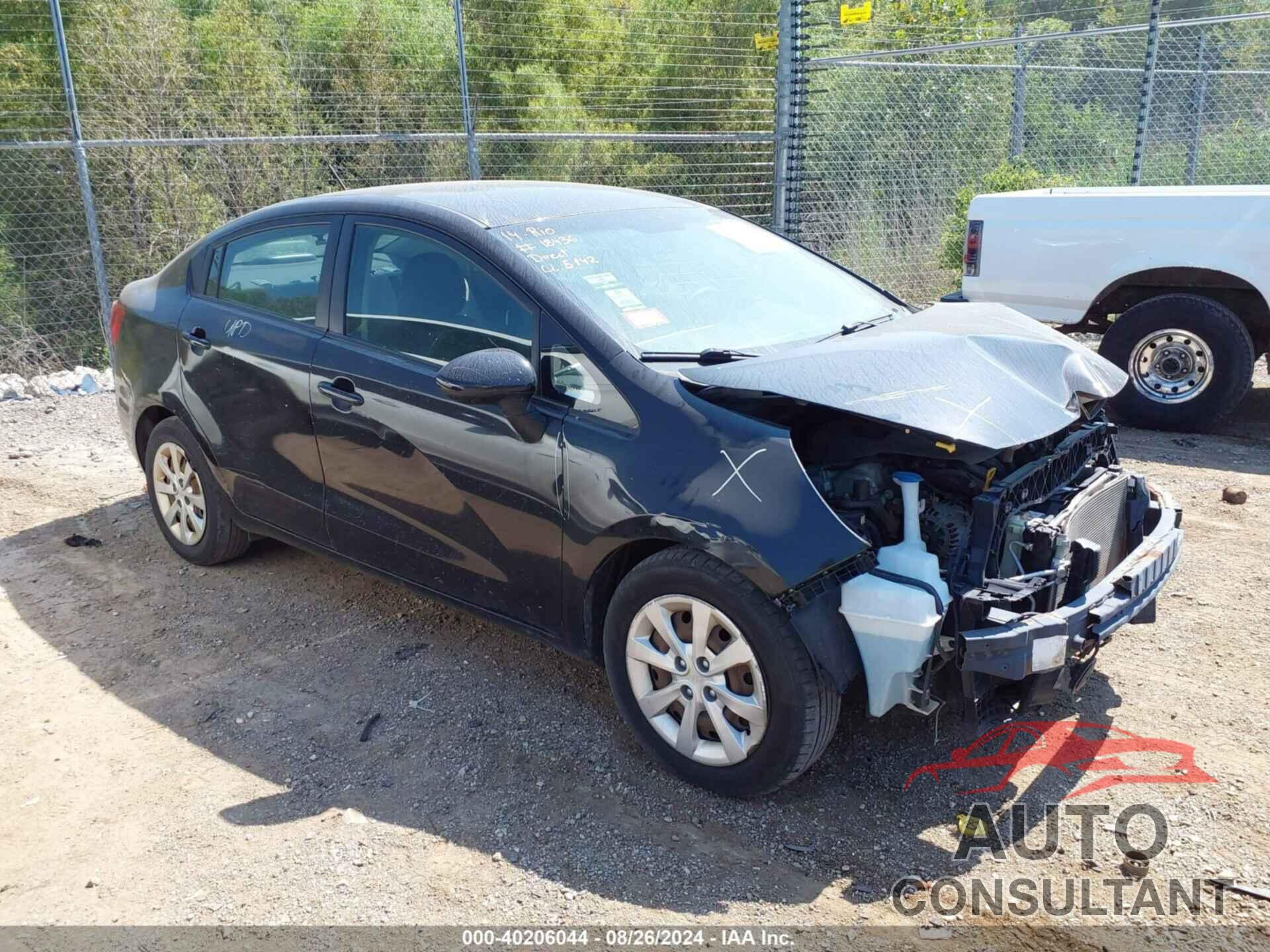 KIA RIO 2014 - KNADM4A3XE6398678