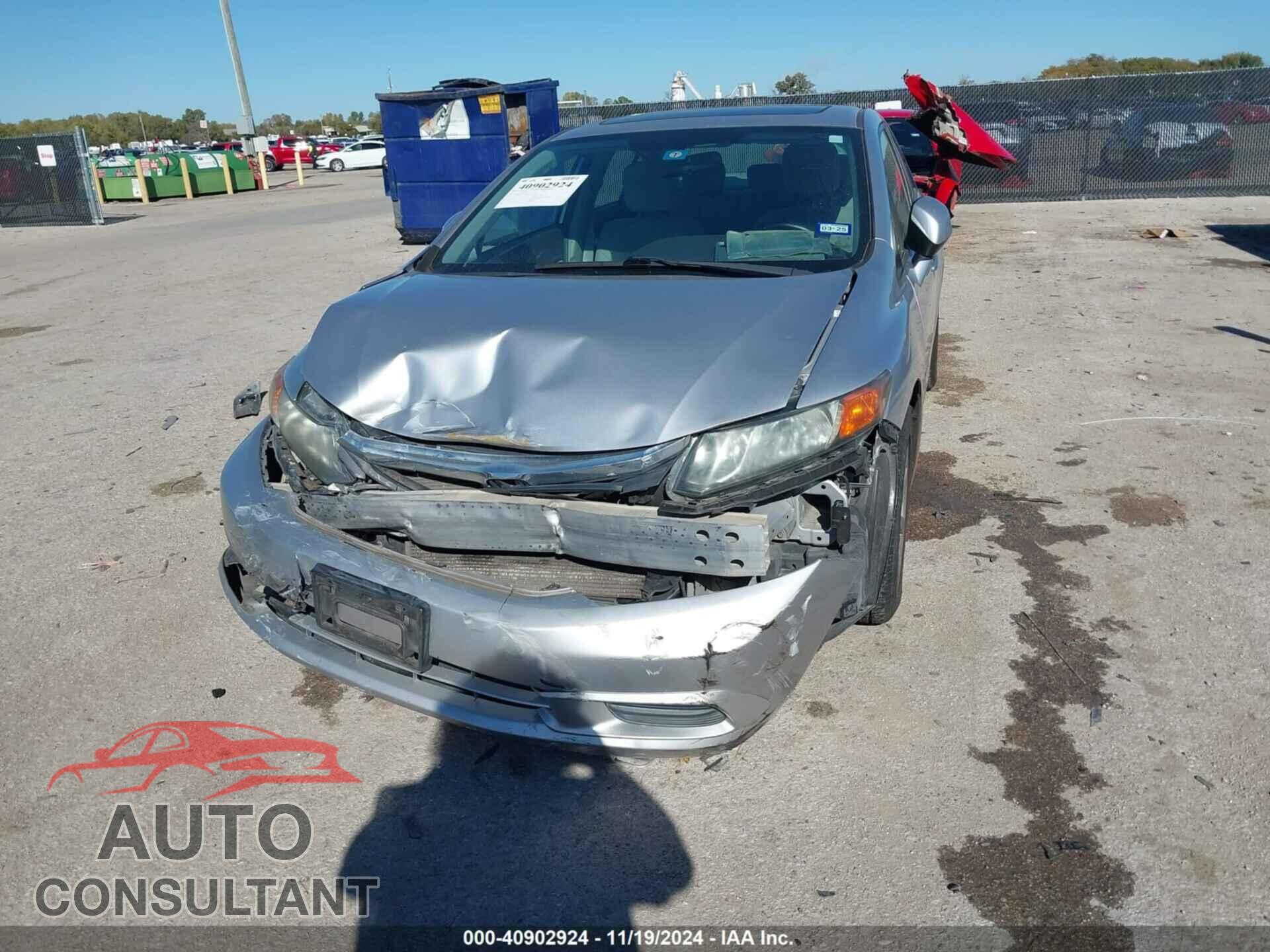 HONDA CIVIC 2012 - 19XFB2F80CE049059